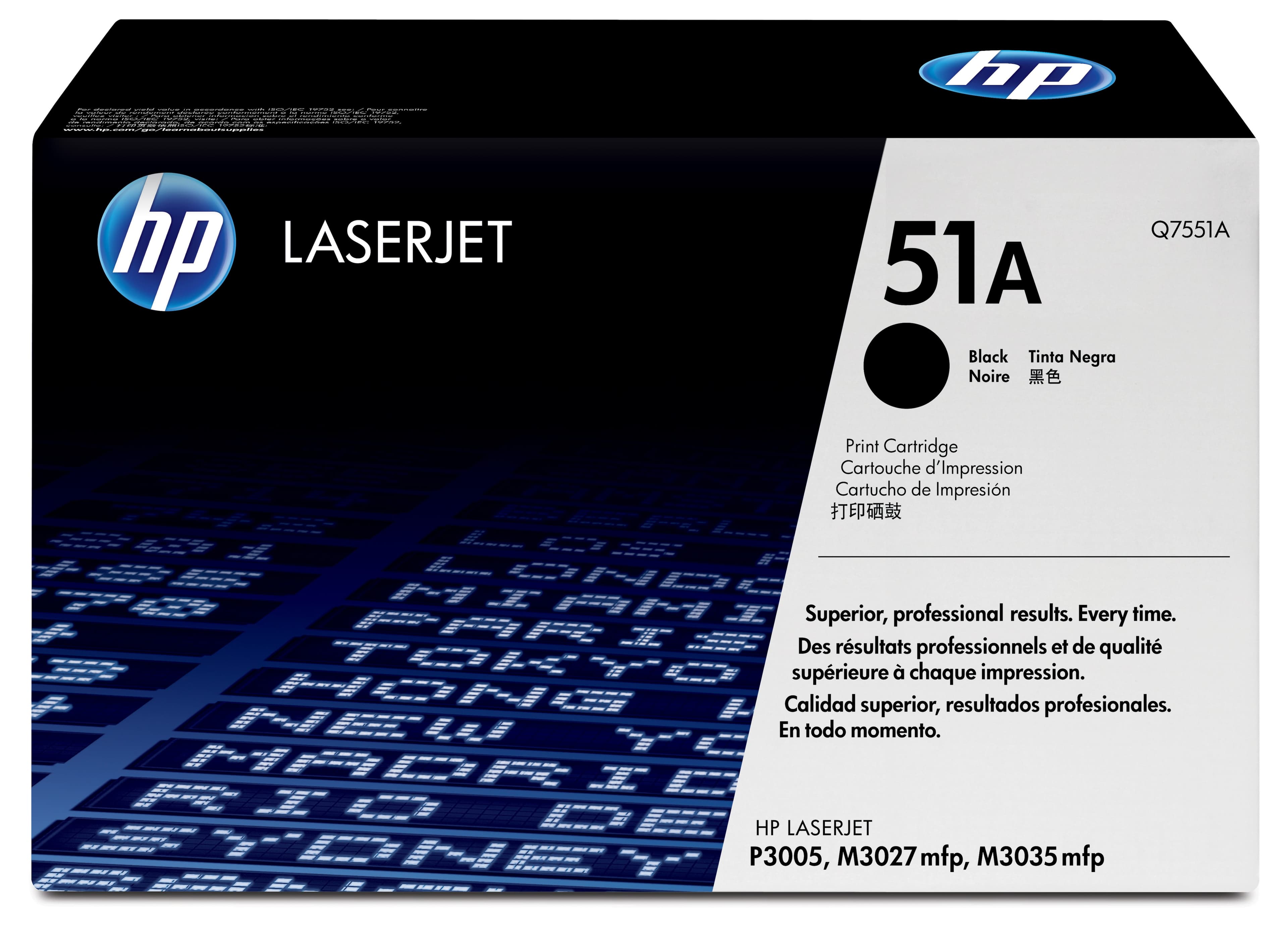 HP HP Q7551A BLACK LJ TONER CARTridge 1003667