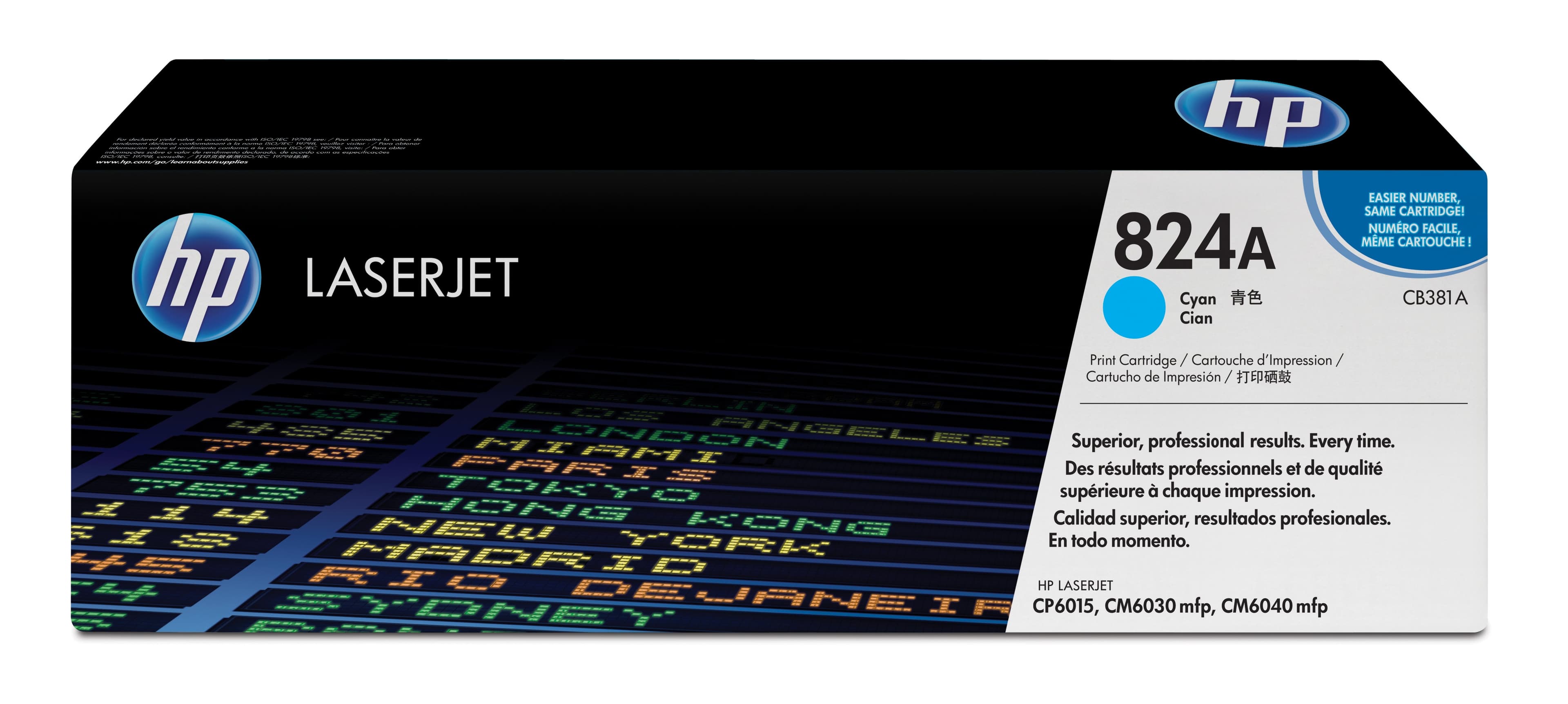 HP HP 824A CYAN LJ TONER CART CB381A 1004568