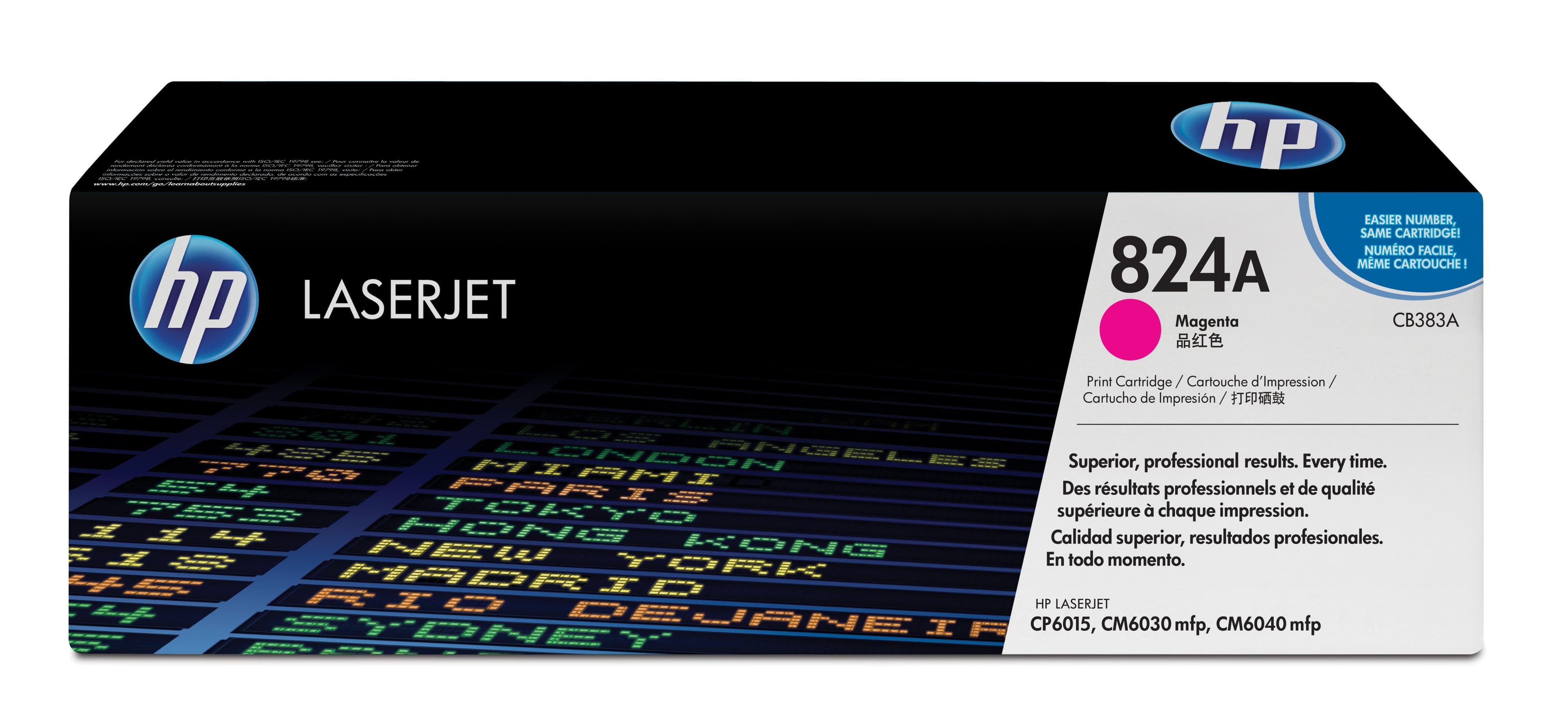 HP HP 824A MAGENTA LJ TONER CART CB383A 1004580