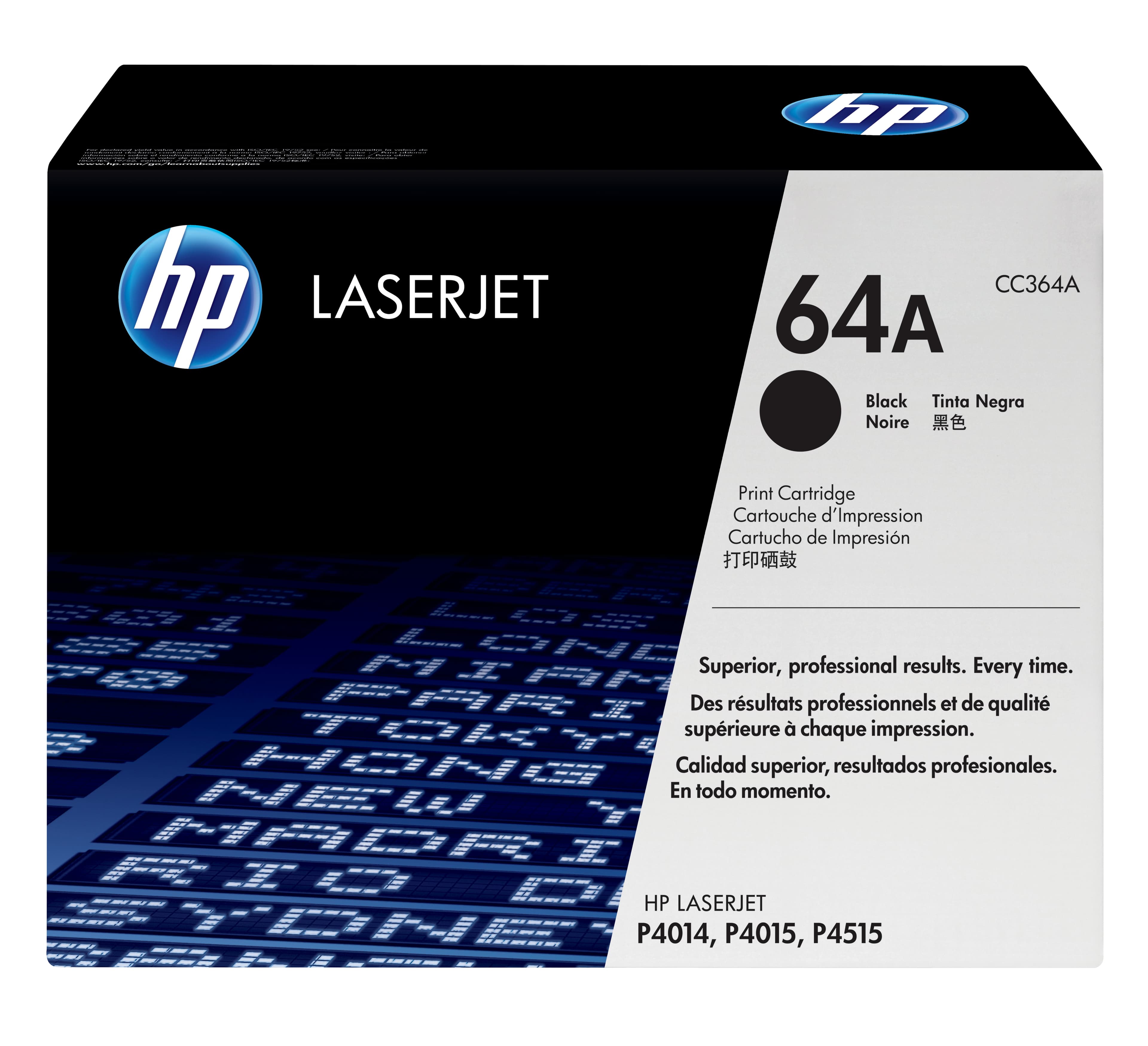 HP HP 64A BLACK LJ TONER CART CC364A 1004786