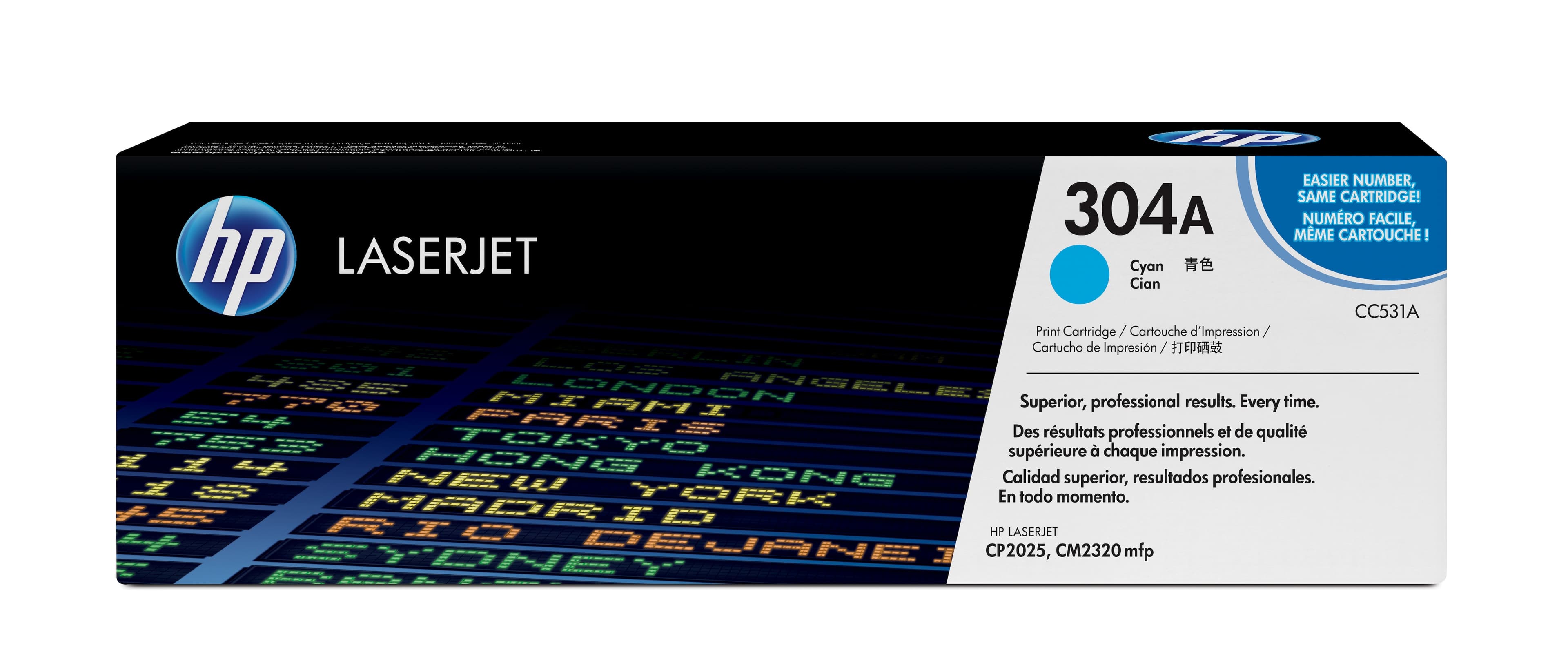 HP HP 304A CYAN LJ TONER CART CC531A 1005181
