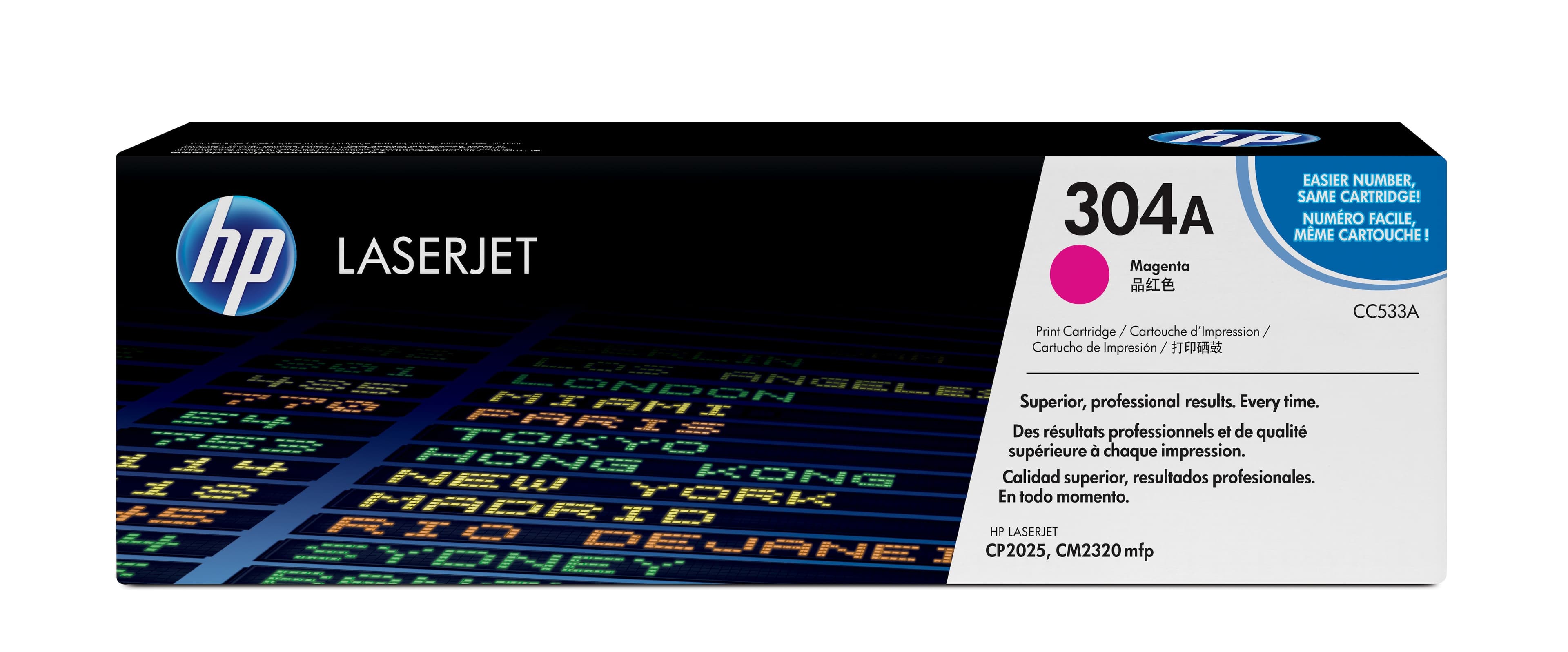 HP HP 304A MAGENTA LJ TONER CART CC533A. 1005183