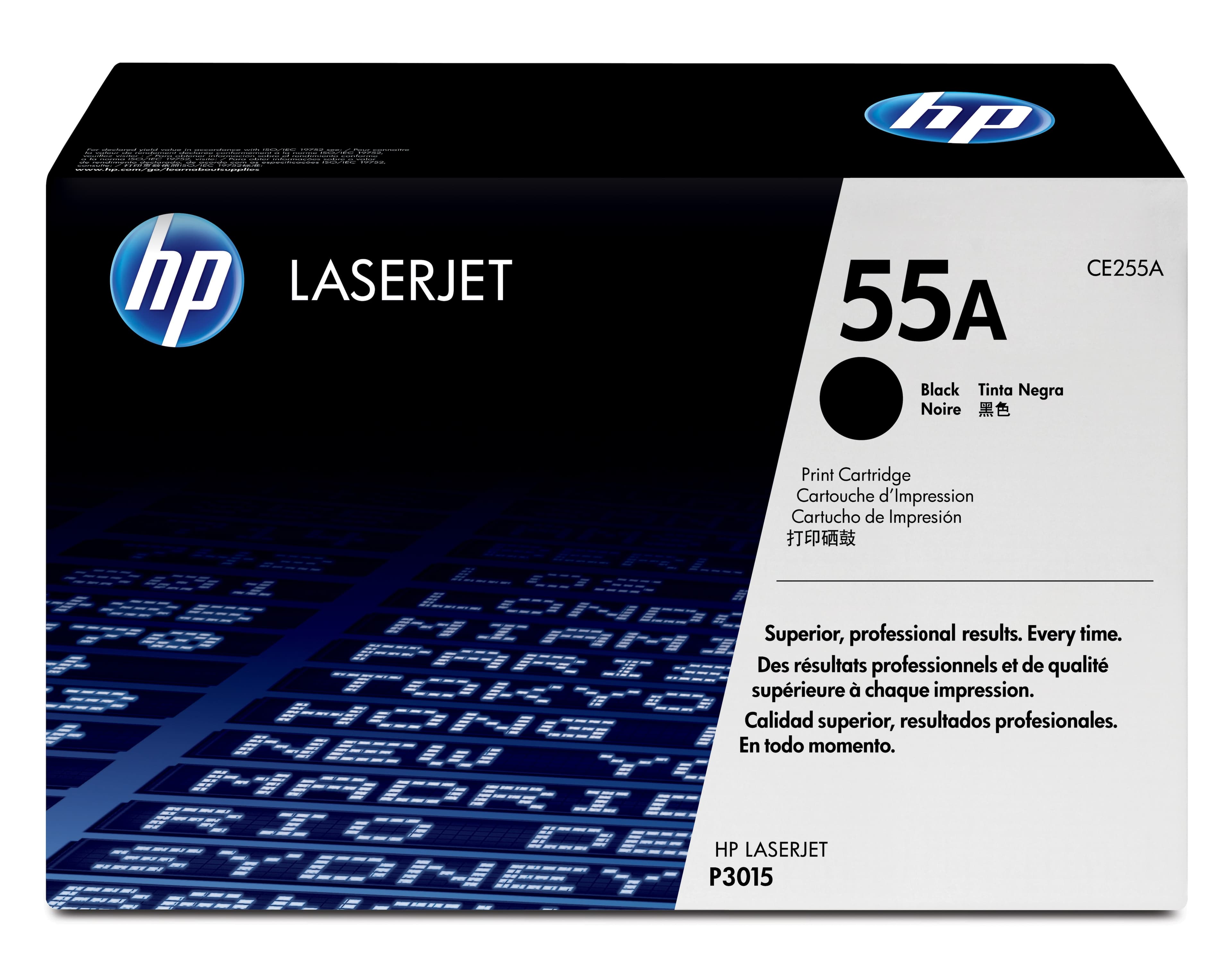 HP HP 55A BLACK LJ TONER CART CE255A. 1021817