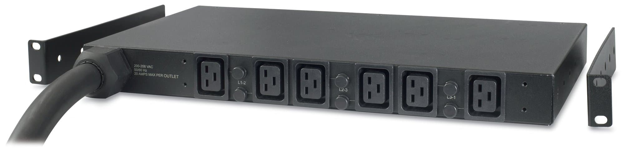 APC APC Rack PDU. Basic. 1U. 22KW. 400V. (6) C19 1035642
