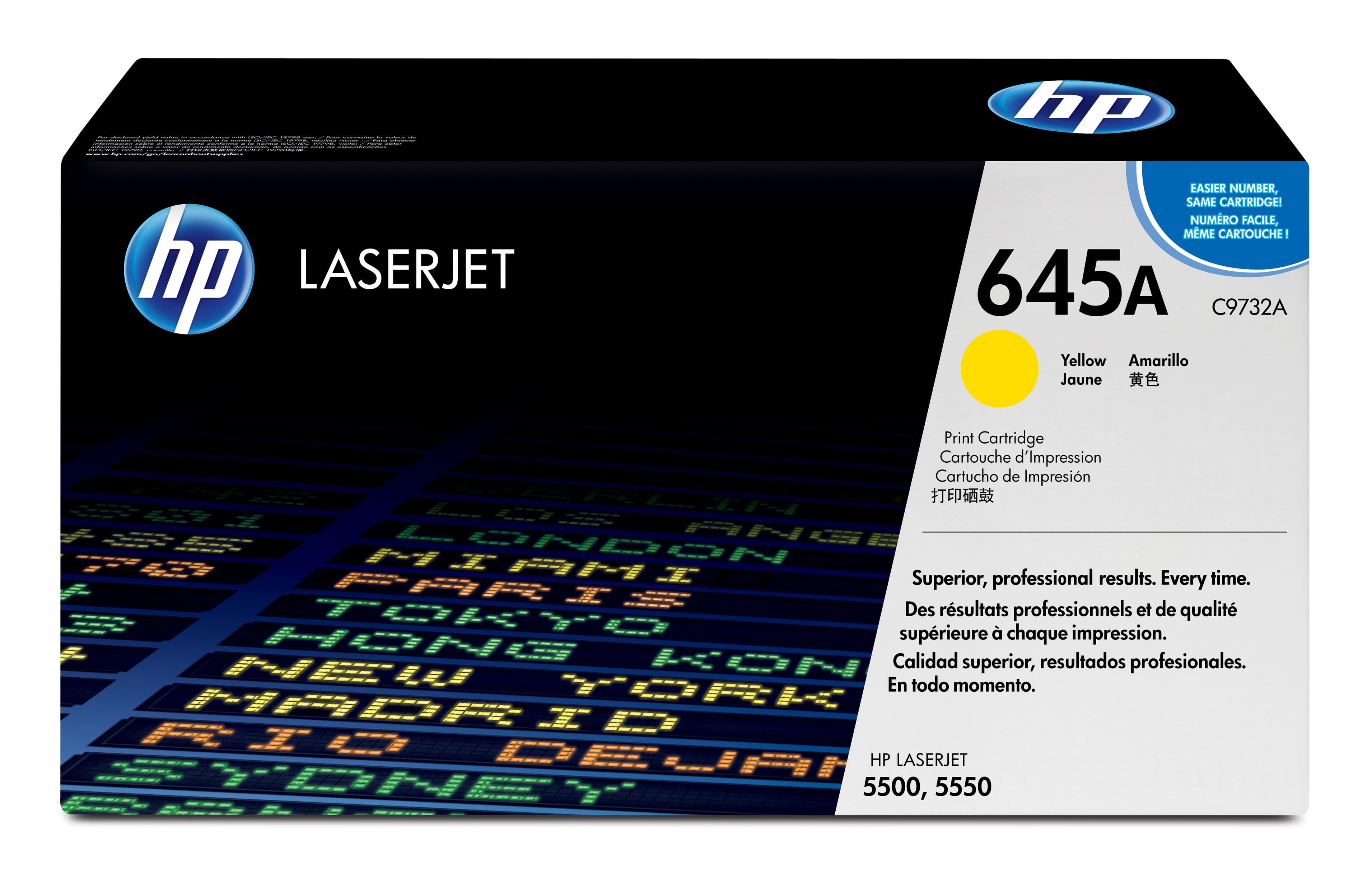 HP HP 645A YELLOW LJ TONER CART C9732A 1036018