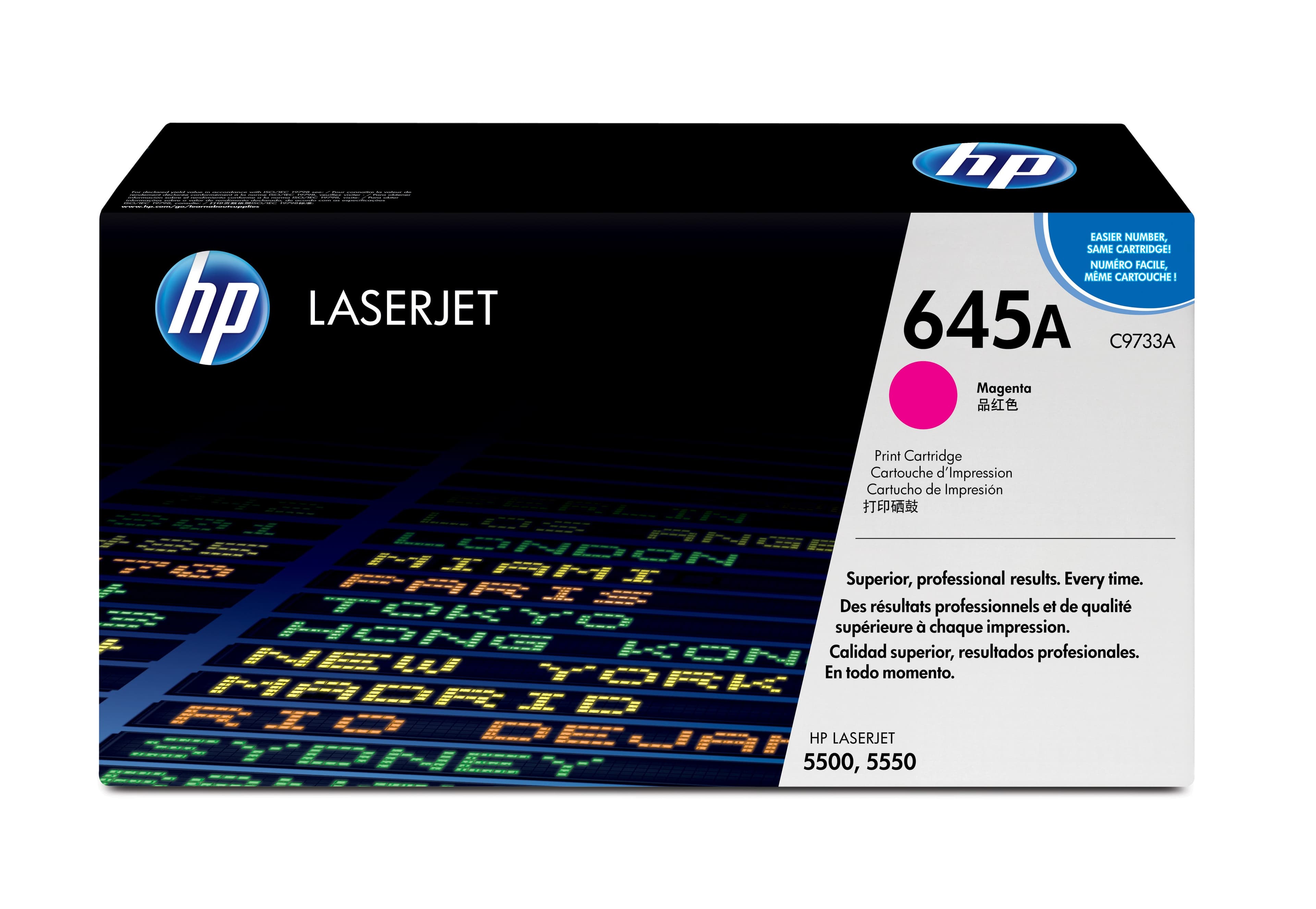 HP HP 645A MAGENTA LJ TONER CART C9733A 1036019