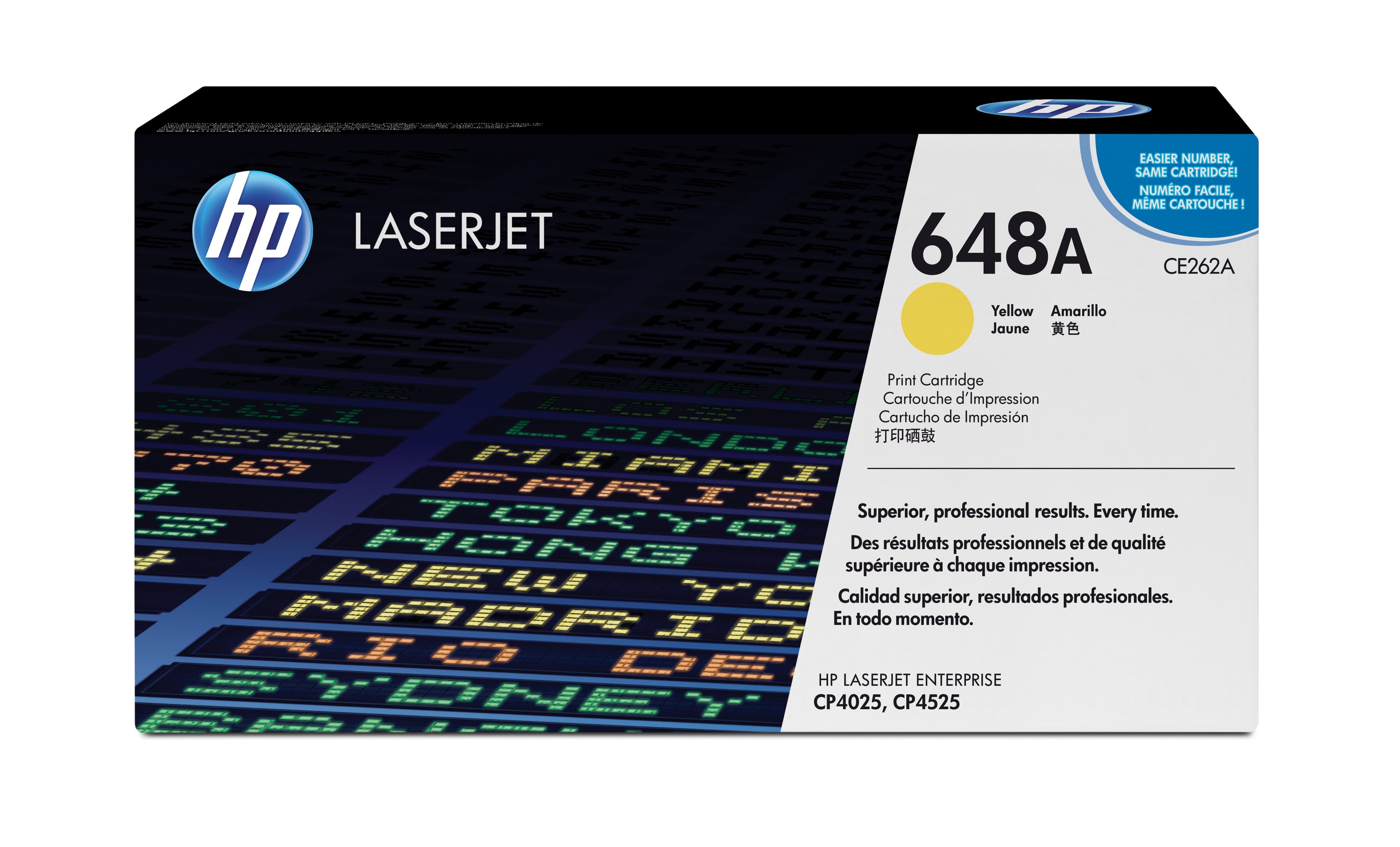 HP HP 648A YELLOW LJ TONER CART CE262A 1037409