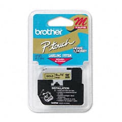 BROTHER BROTHER 9MM BLK ON GLD TAPE for PT65 PT85 PT100 1052211