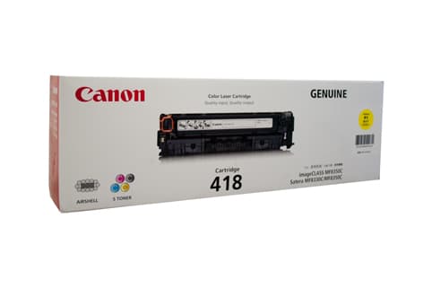 CANON CANON CART418Y YELLOW TONER CART MF8350CDN 1086952