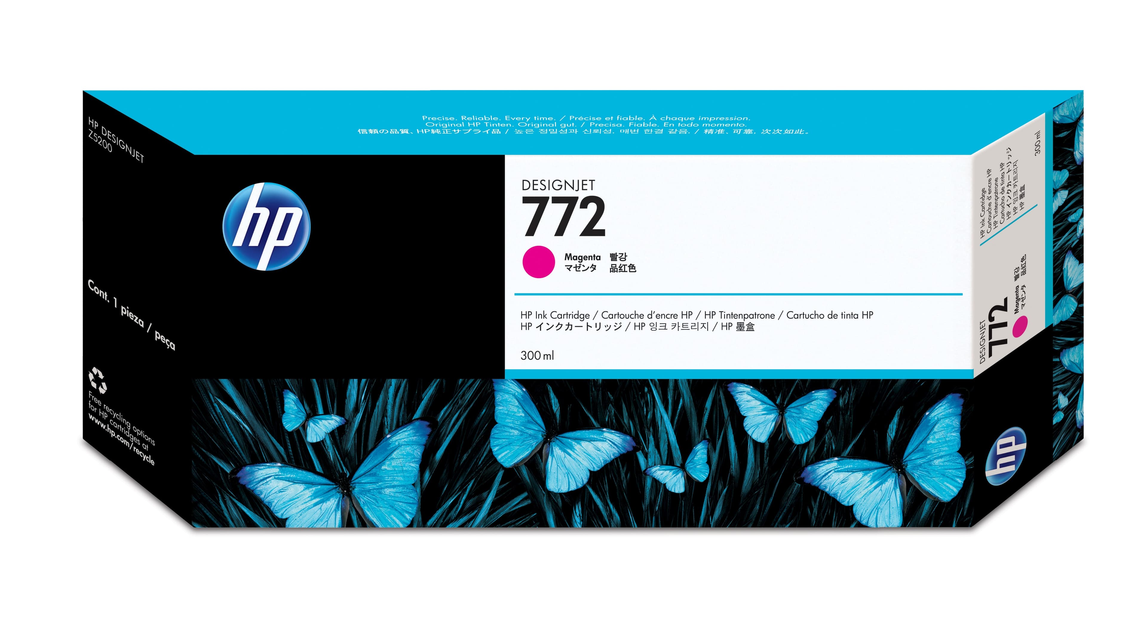 HP HP 772 300ml Magenta Ink Cartridge 1174788