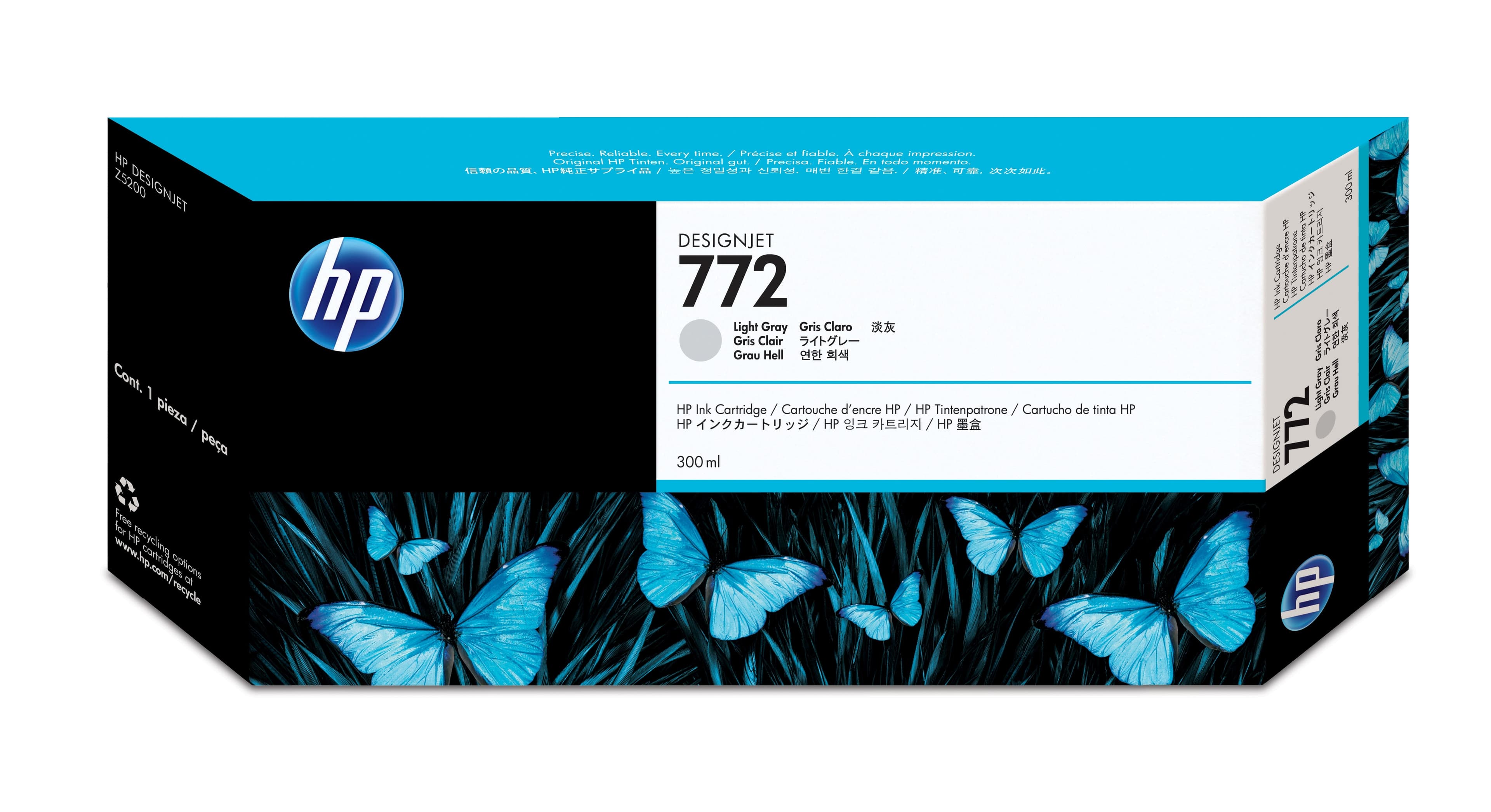 HP HP 772 300ml Light Grey Ink Cartridge 1174793