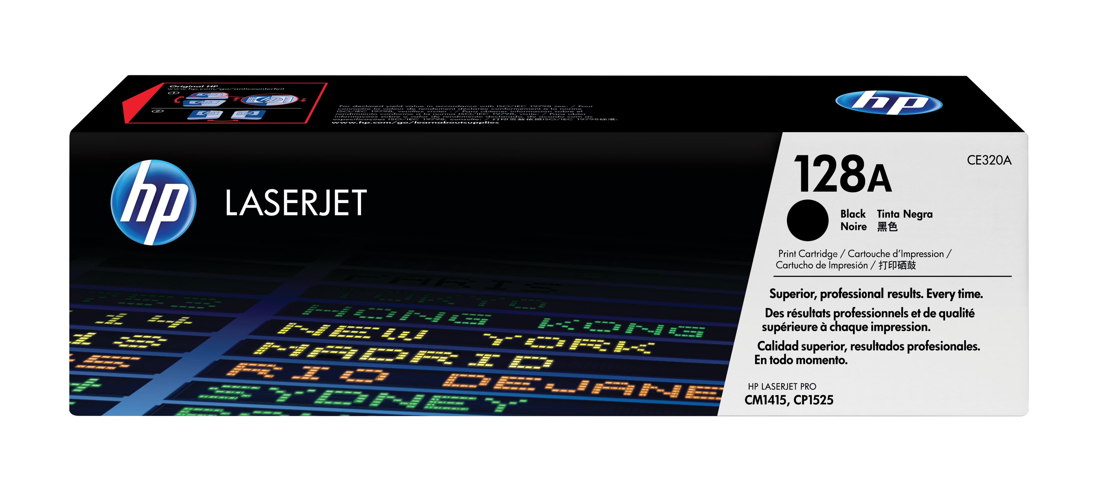 HP HP 128A BLACK LJ TONER CART CE320A 1212937