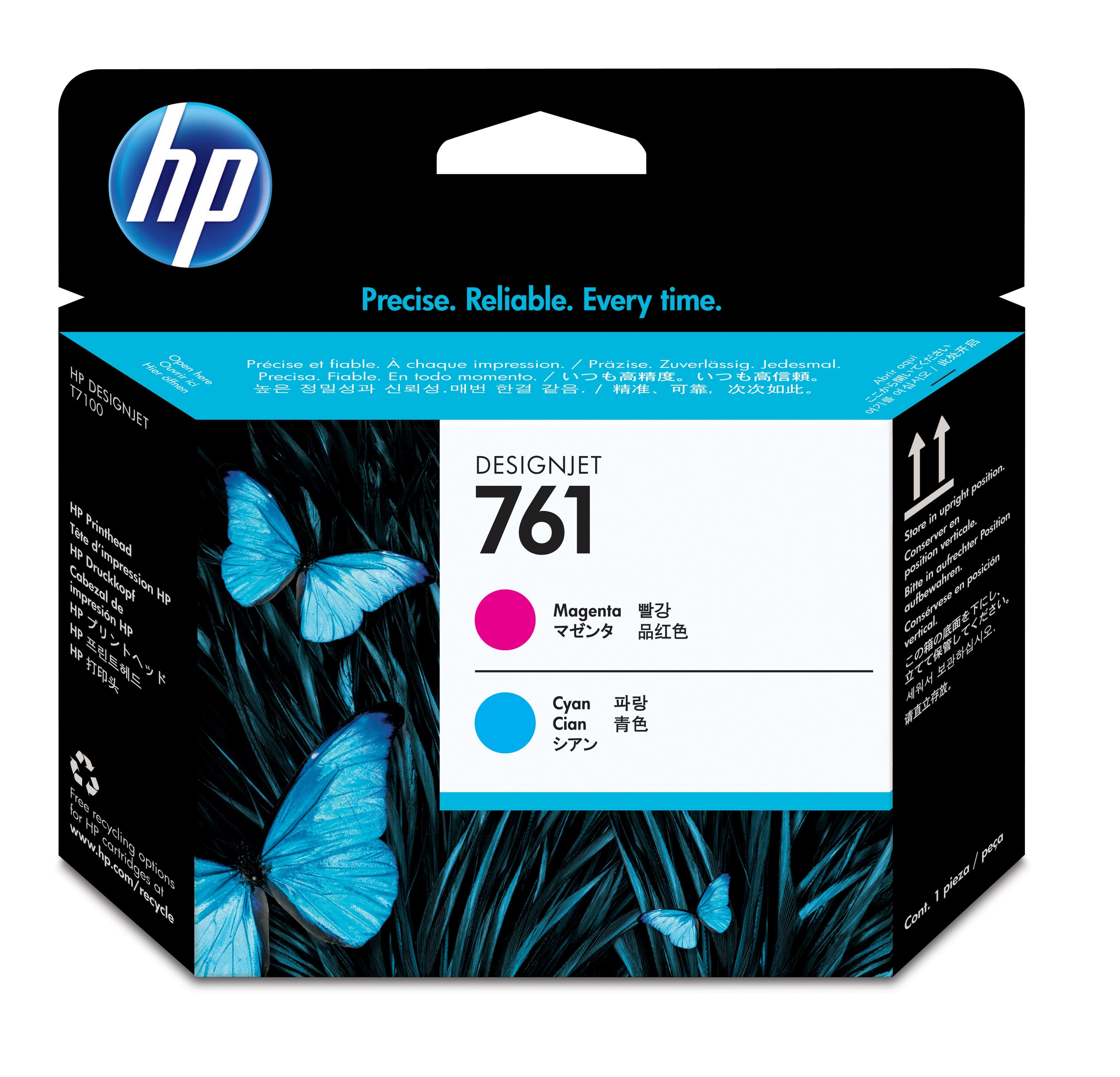 HP HP 761 Magenta/Cyan Inkjet Printhead 1441633