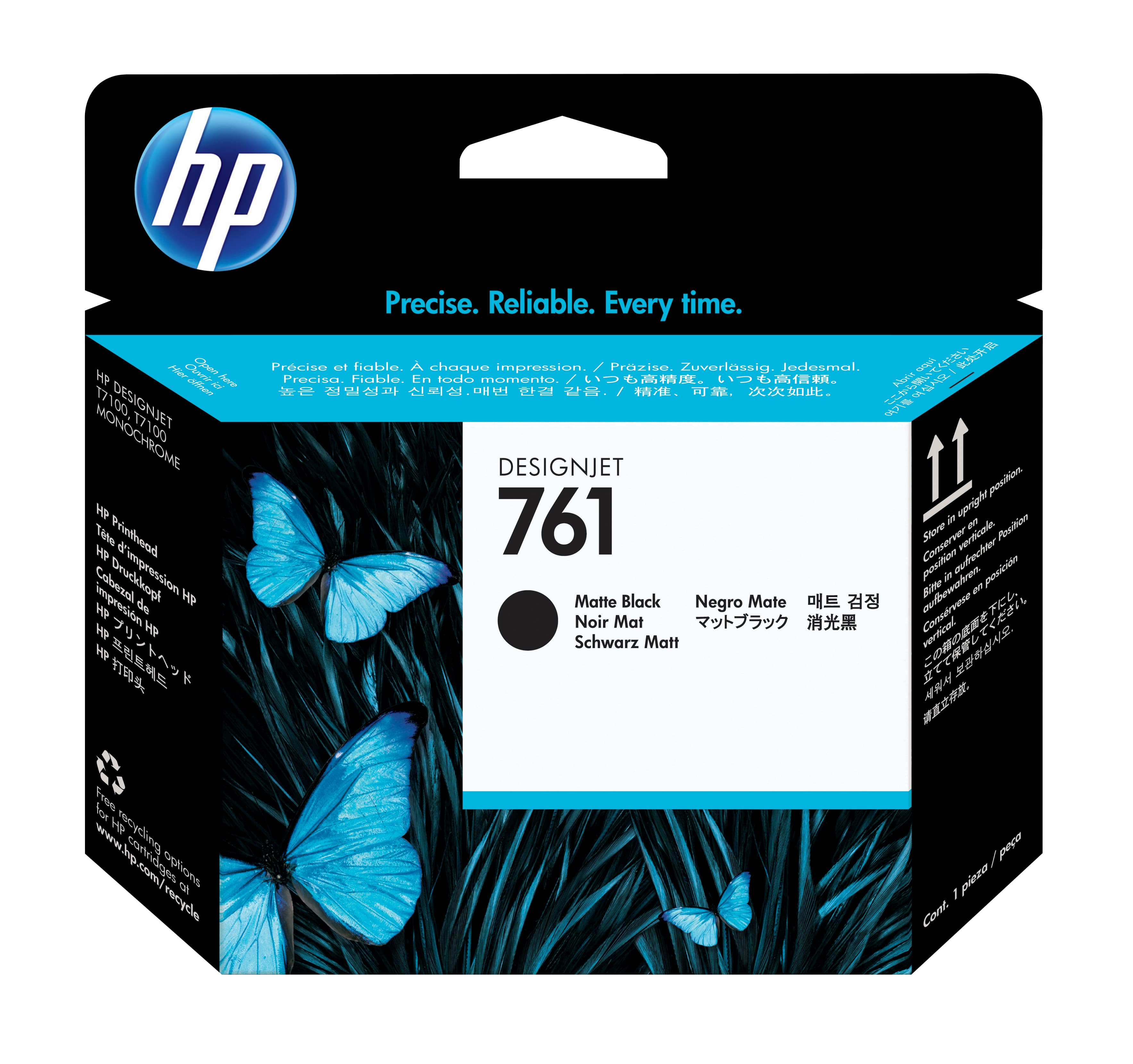 HP HP 761 Matte Black Inkjet Printhead 1441737