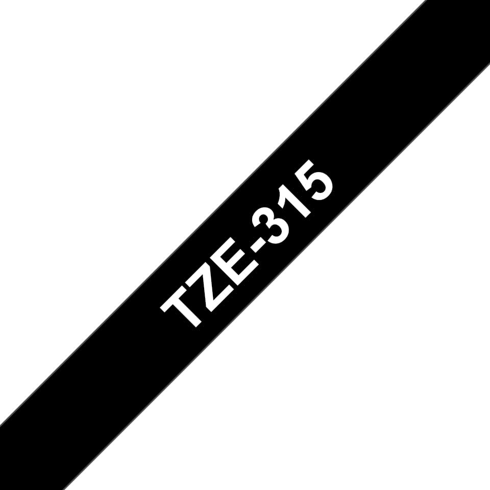 BROTHER BROTHER TZe315 6mm x 8m Standard laminated White 1536058