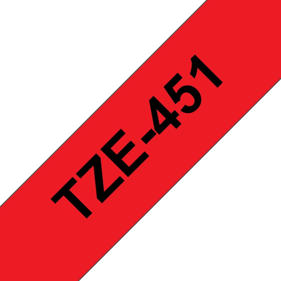 BROTHER BROTHER TZe451 24mm x 8m Standard laminated Blac 1536064