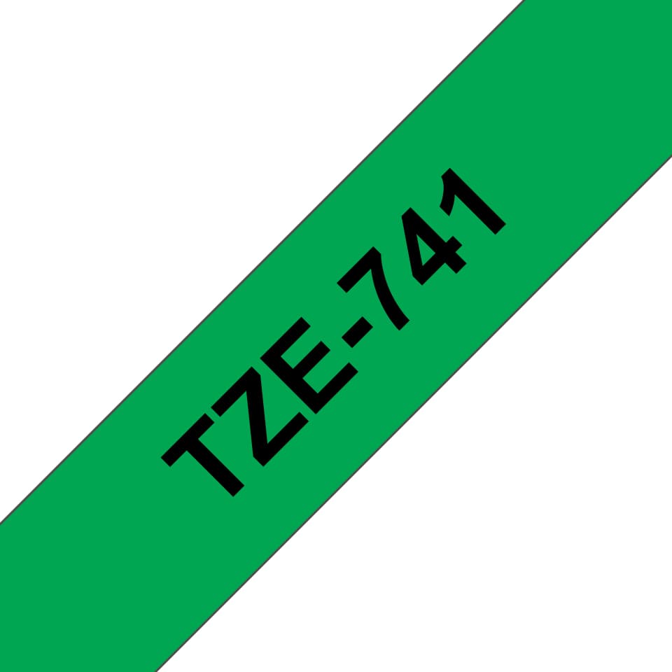BROTHER BROTHER TZe741 18mm x 8m Standard laminated Blac 1536072