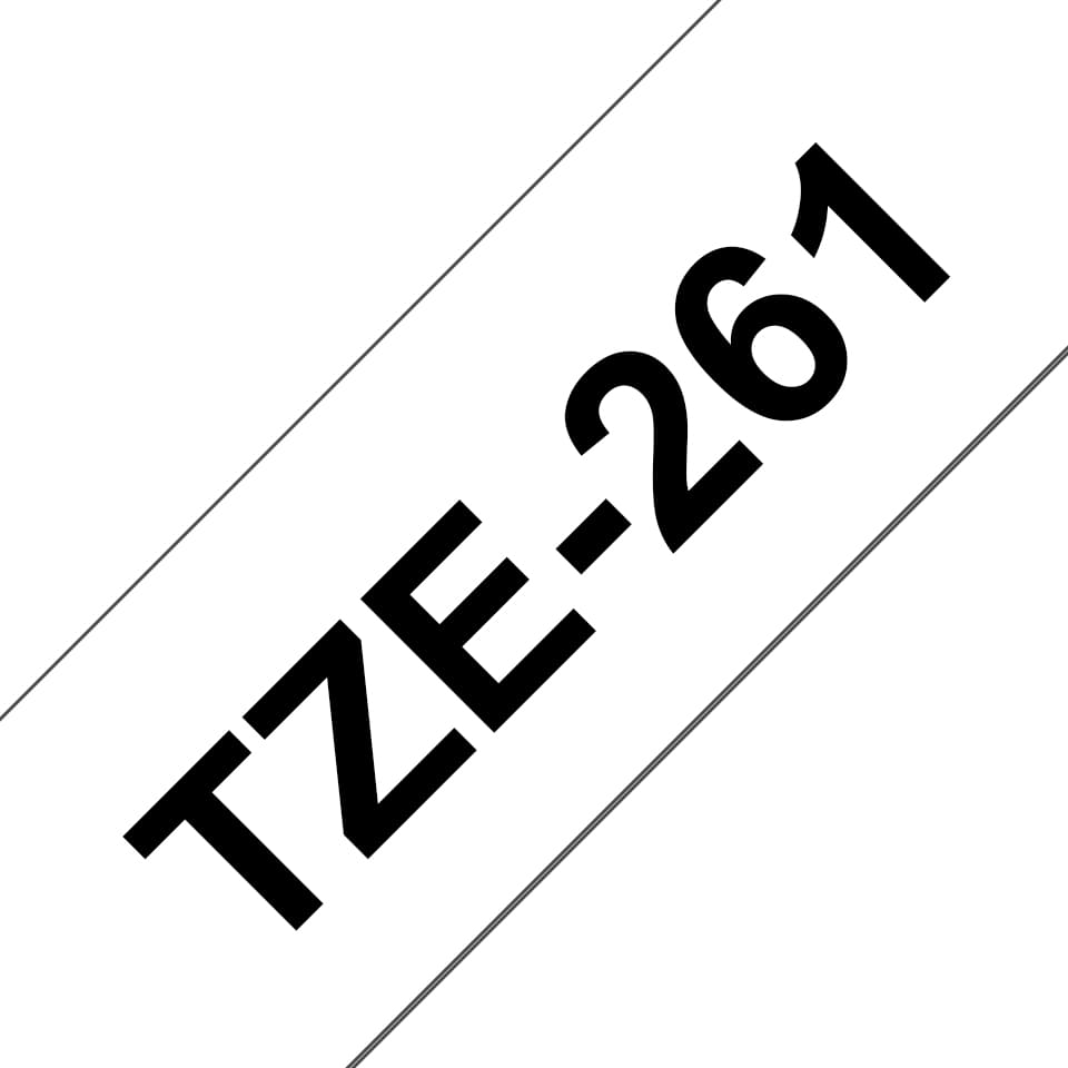 BROTHER BROTHER TZE261 36mm Standard laminated Black on 1702401