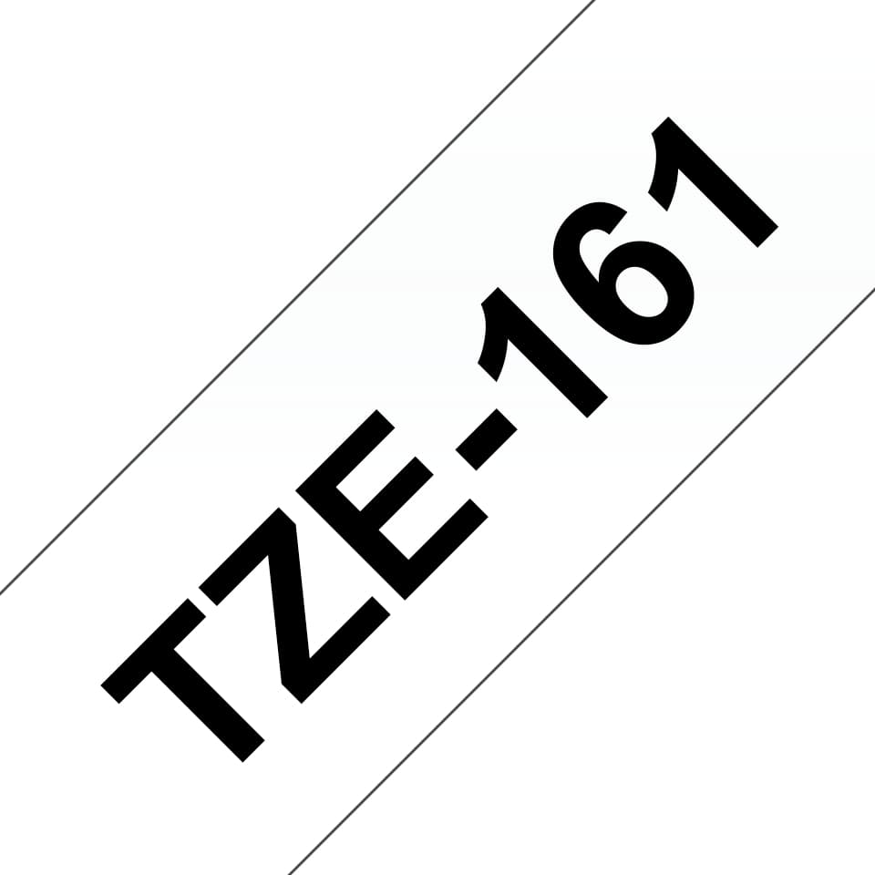 BROTHER BROTHER TZE161 : Laminated tape black on clear 8 1737359
