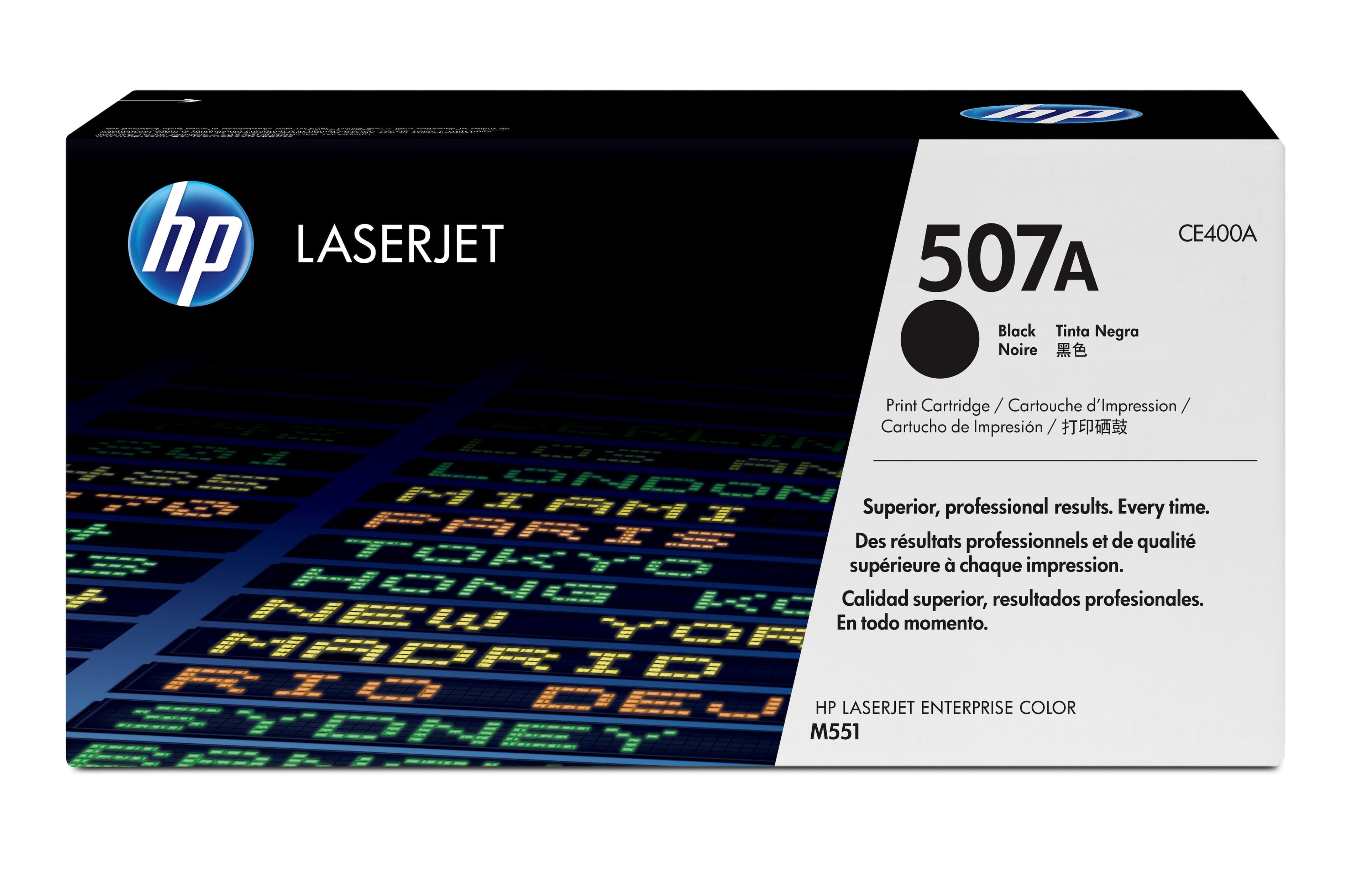 HP HP 507A BLACK LJ TONER CART CE400A 1798193