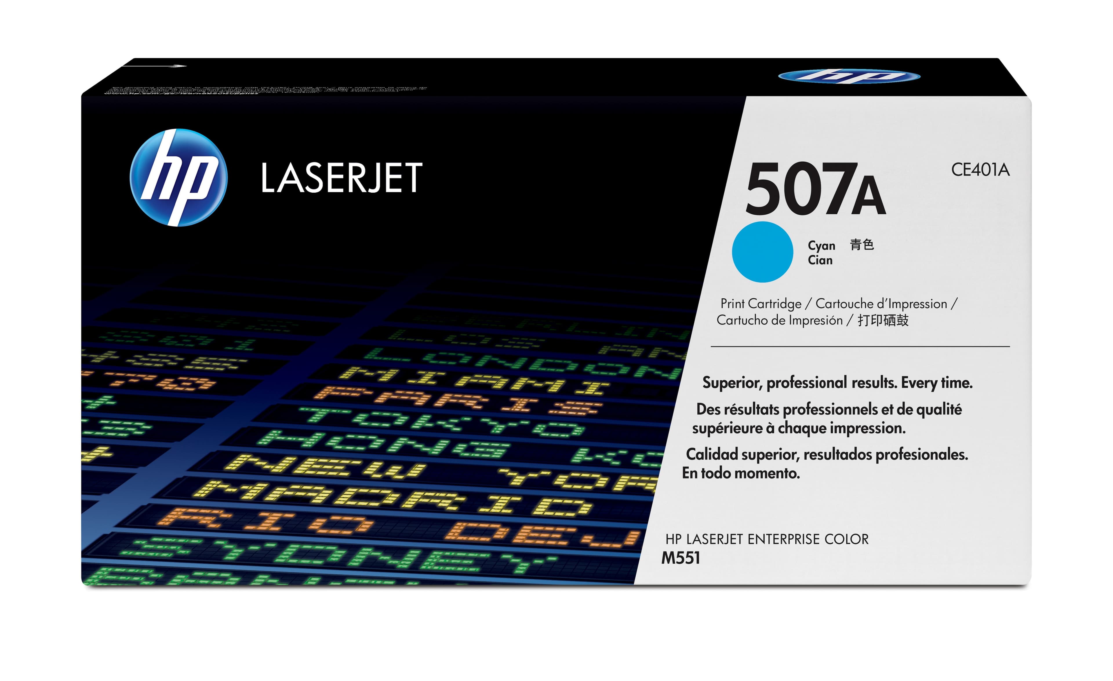 HP HP 507A CYAN LJ TONER CART CE401A 1798225