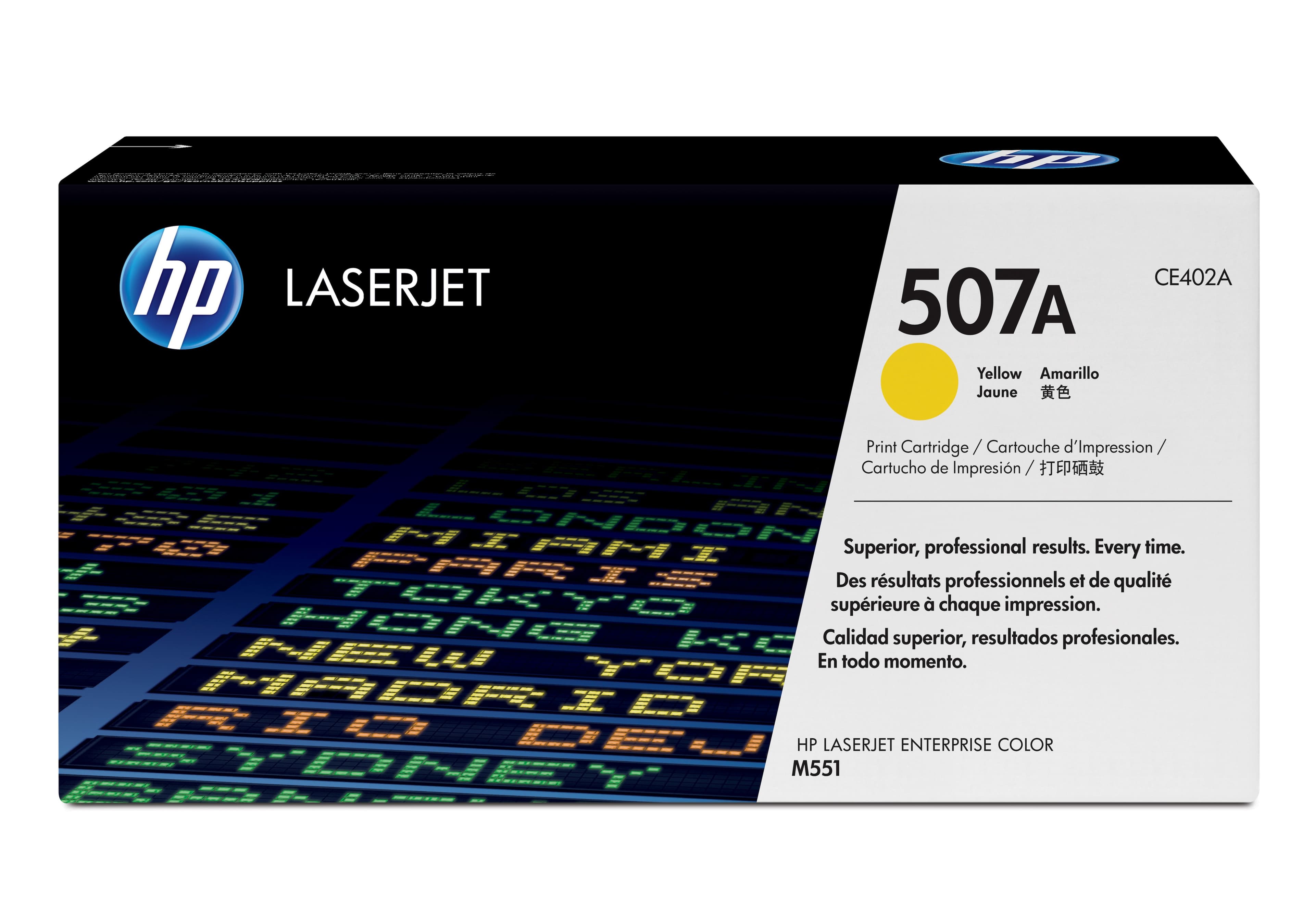 HP HP 507A YELLOW LJ TONER CART CE402A 1798226