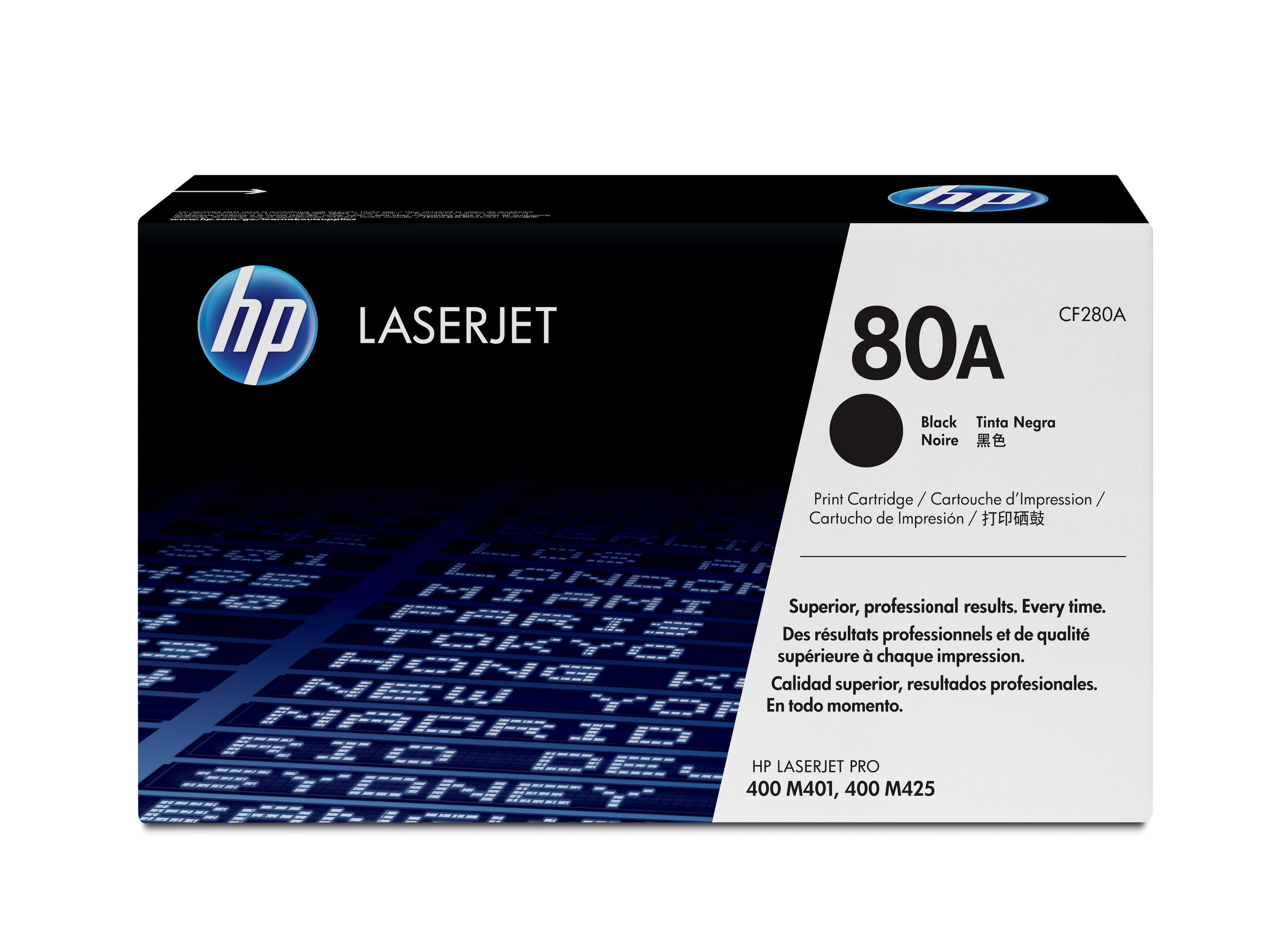 HP HP 80A BLACK LJ TONER CART CF280A 1966221