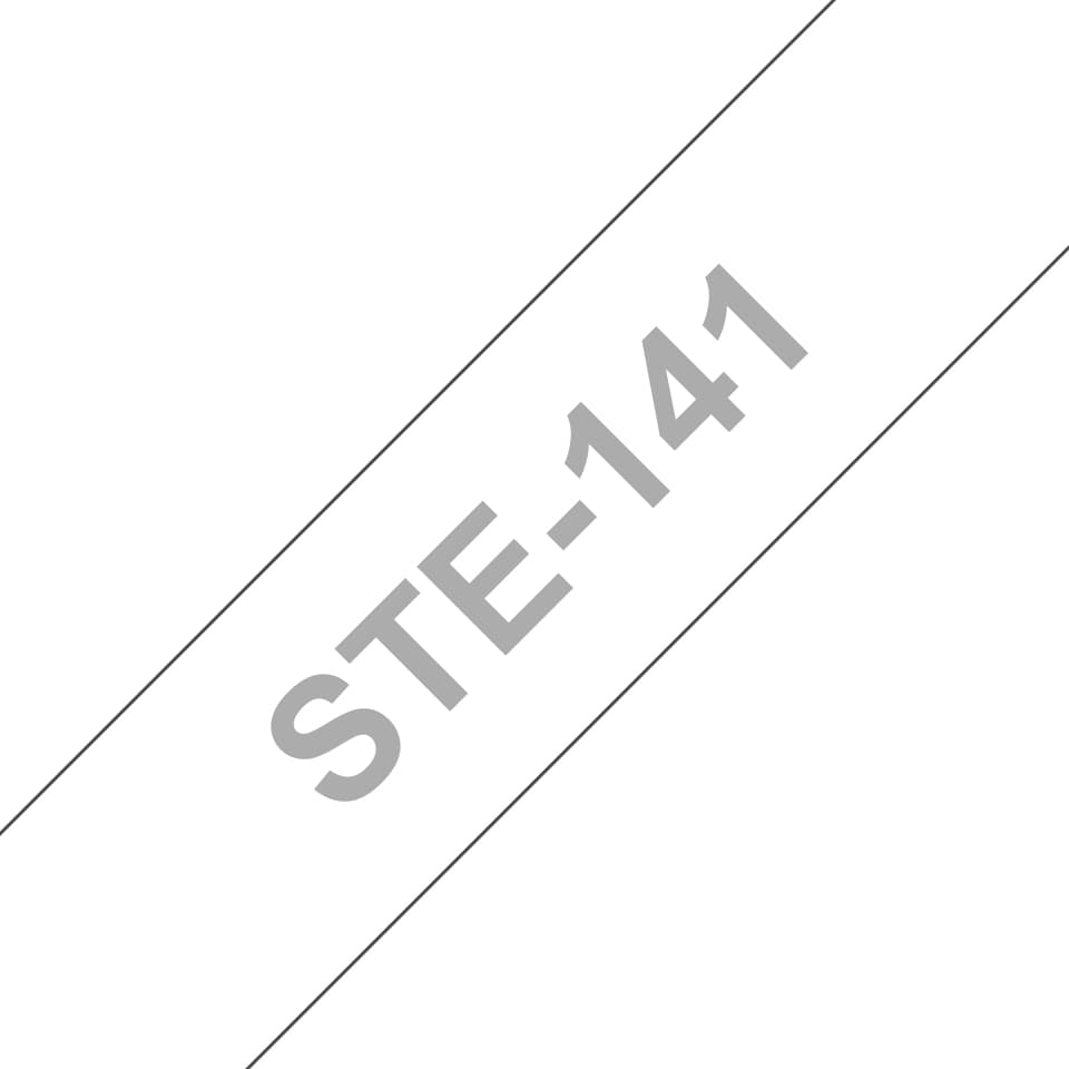 BROTHER BROTHER Stamped Tape STE-141 - 18 mm Black 2372862