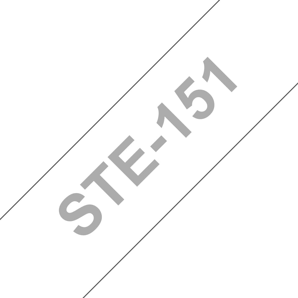 BROTHER BROTHER Stamped Tape STE-151 - 24 mm Black 2372863