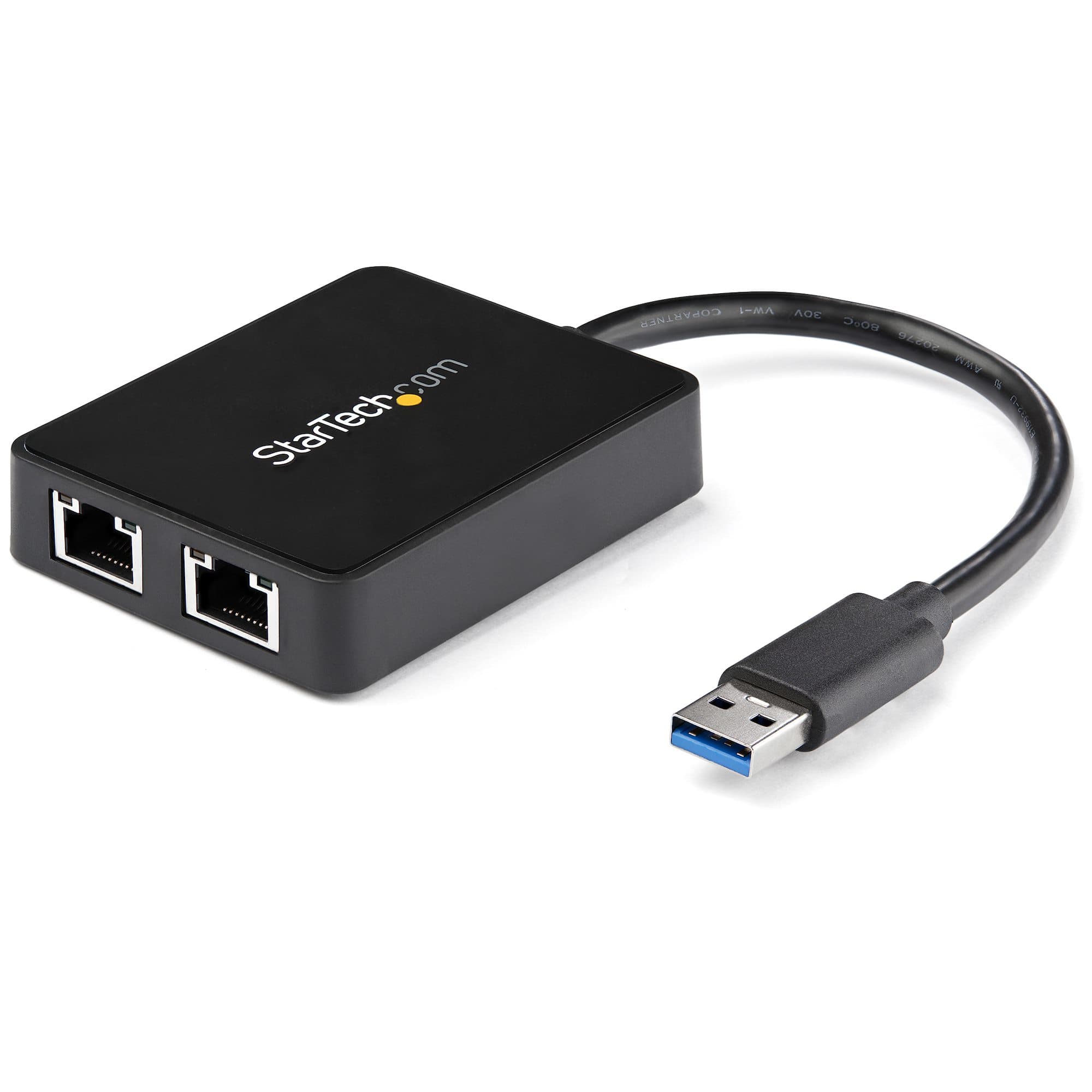 StarTech.com StarTech.com USB 3 Dual Port Gigabit Ethernet Adapter 2458254