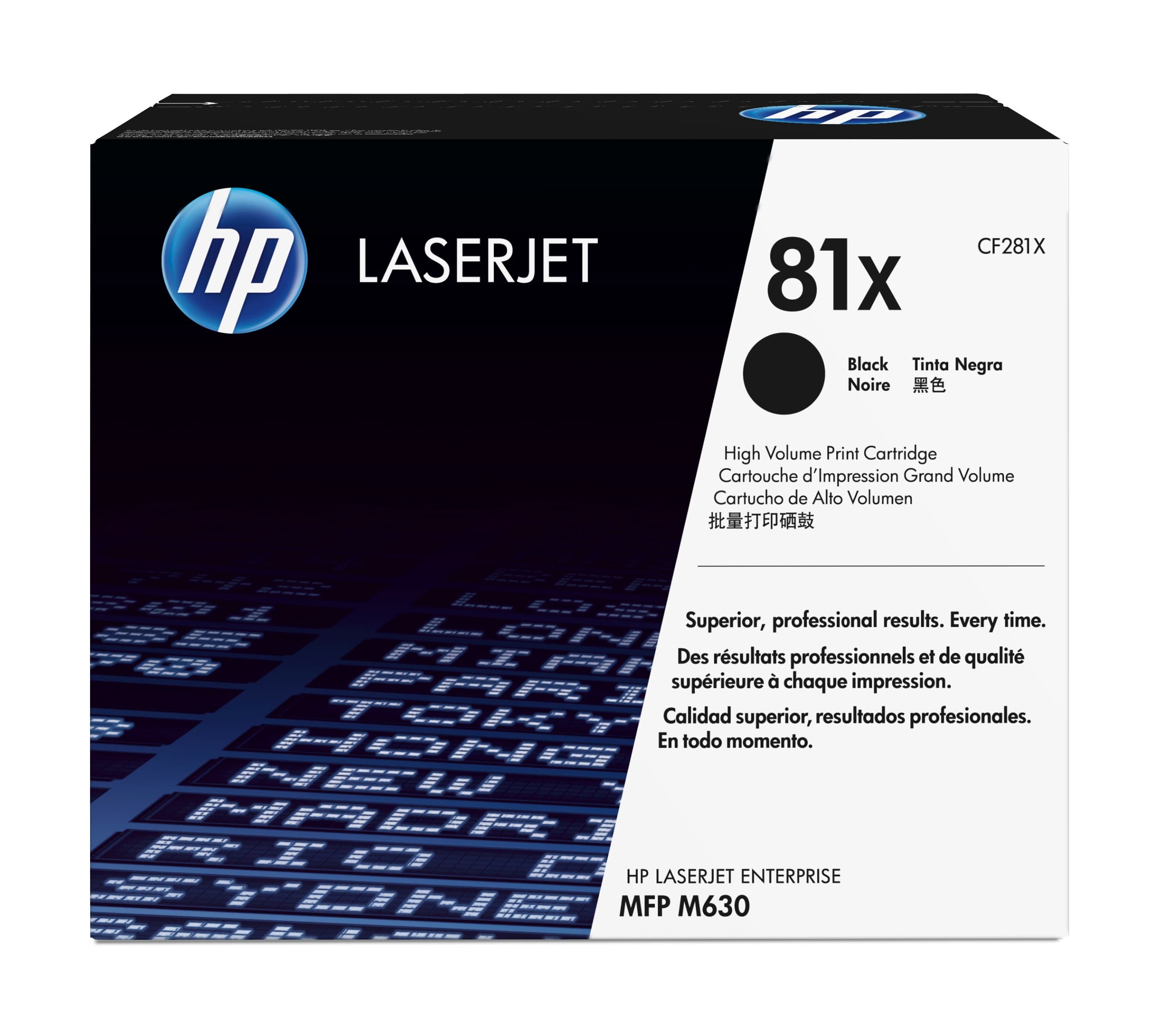 HP HP 81X BLACK HY LJ TONER CART CF281X. 2723991