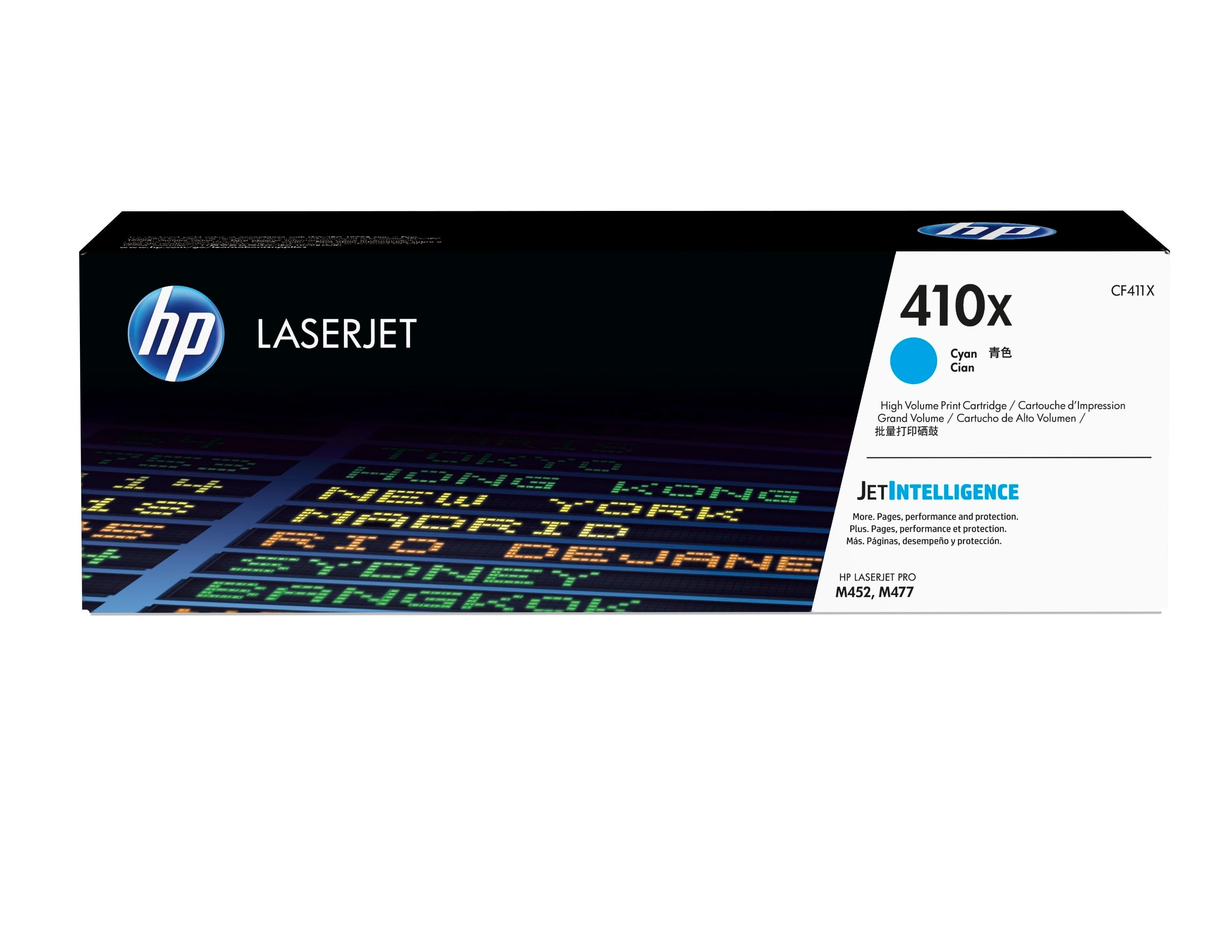 HP HP 410X CYAN HY LJ TONER CART CF411X 3021454