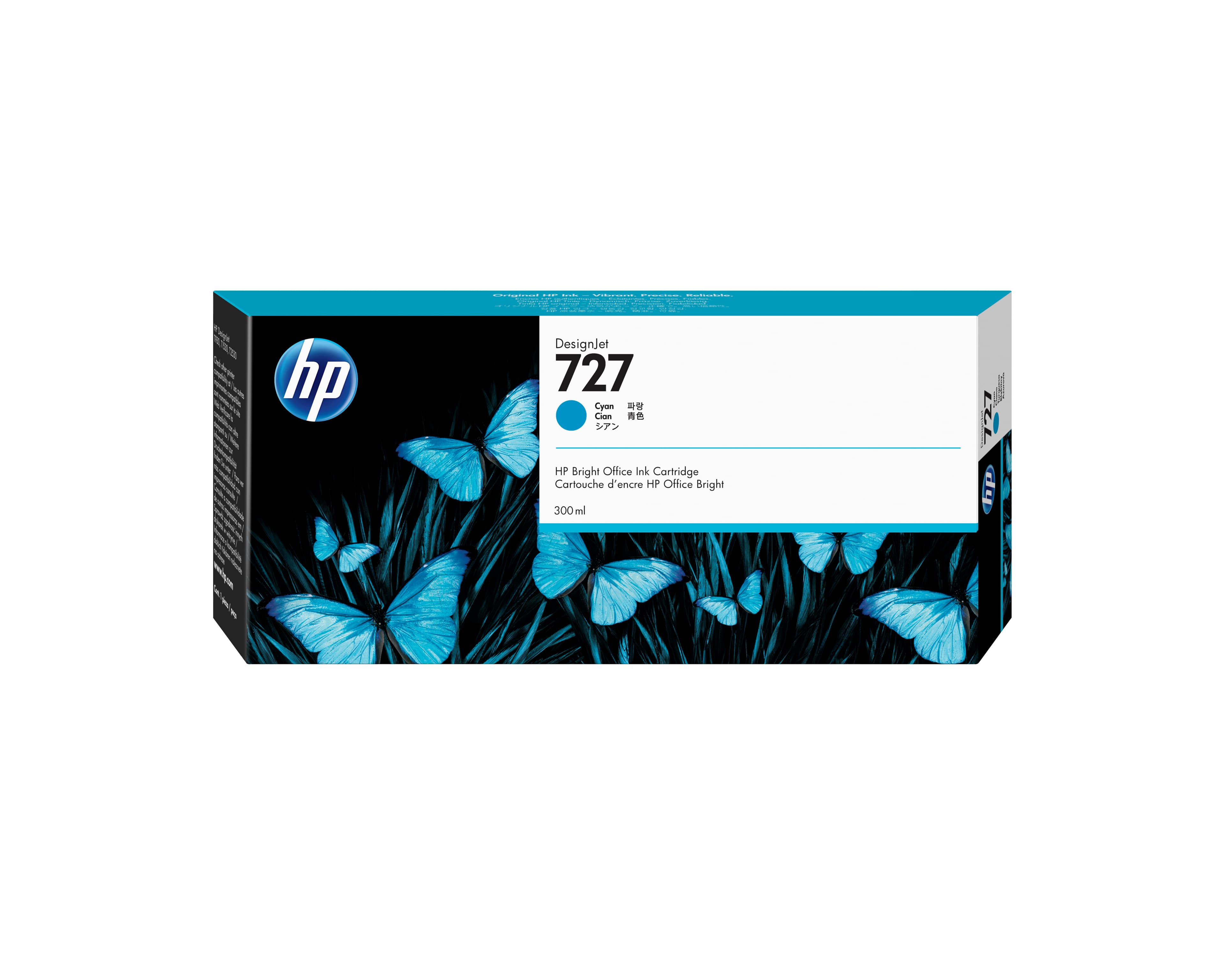 HP HP INK CARTRIDGE No 727 Cyan 300ml 3084181