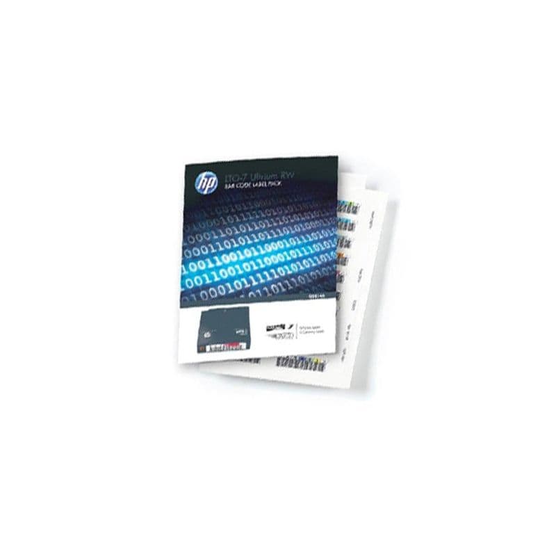Hewlett Packard Enterprise Hewlett Packard Enterprise HPE LTO-7 Ultrium RW Bar Code Label Pack 3084261