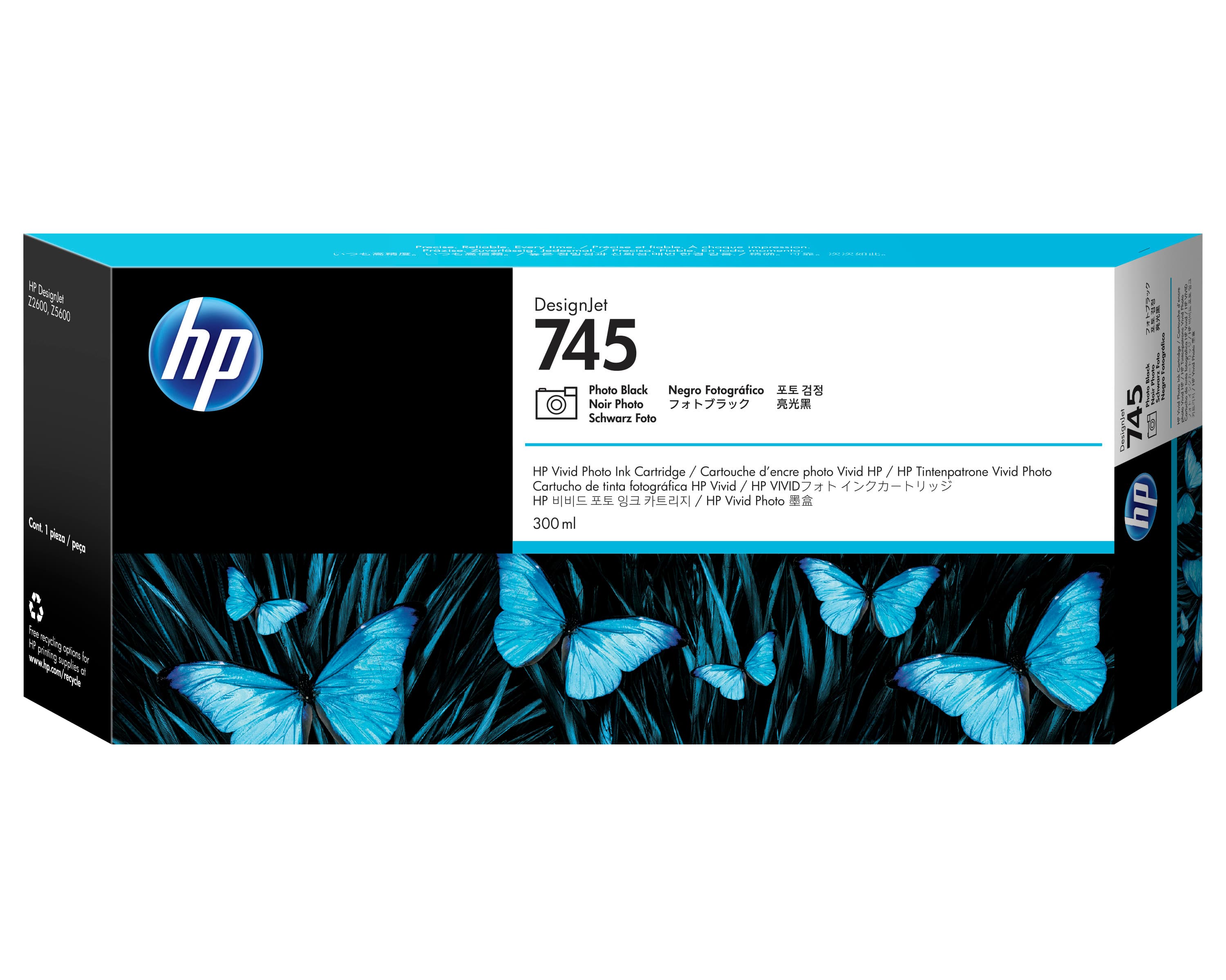 HP HP INK CARTRIDGE NO 745 PHOTOBLACK 300ML 3294106