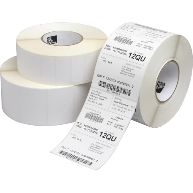 ZEBRA ZEBRA Label Paper 2x1in (50.8x25.4mm) DT Z 3389802