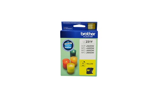BROTHER BROTHER LC231Y INK CARTRIDGE YELLOW 3391087