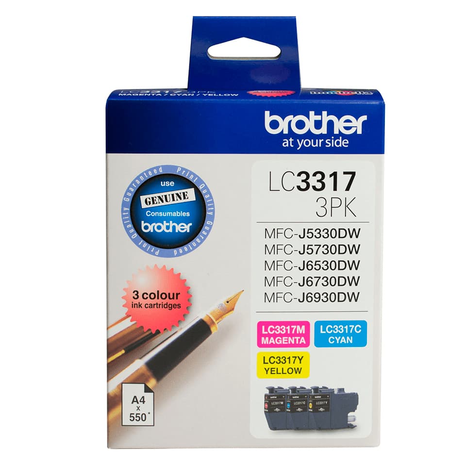 BROTHER BROTHER LC33173PK 1650 PAGES 3517192