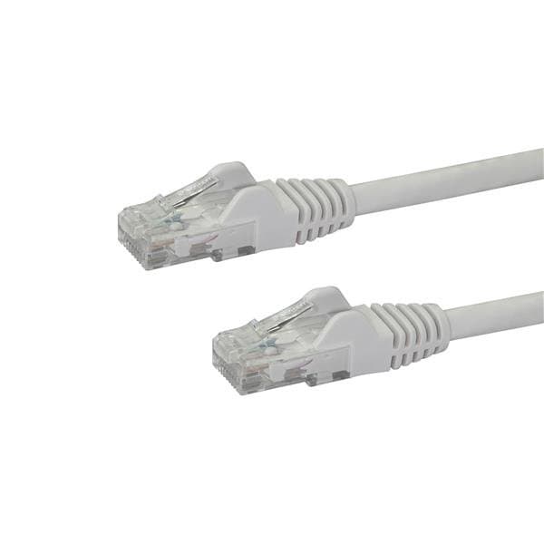 StarTech.com StarTech.com 0.5m White Snagless Cat6 Patch Cable 3536182