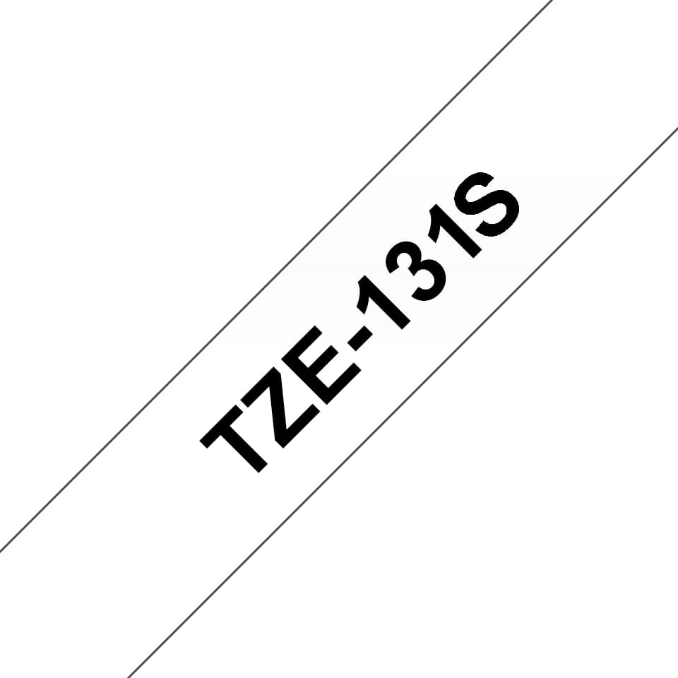 BROTHER BROTHER LAMINATED TAPE BLACK ON CLEAR 12MM X 4M 3539387