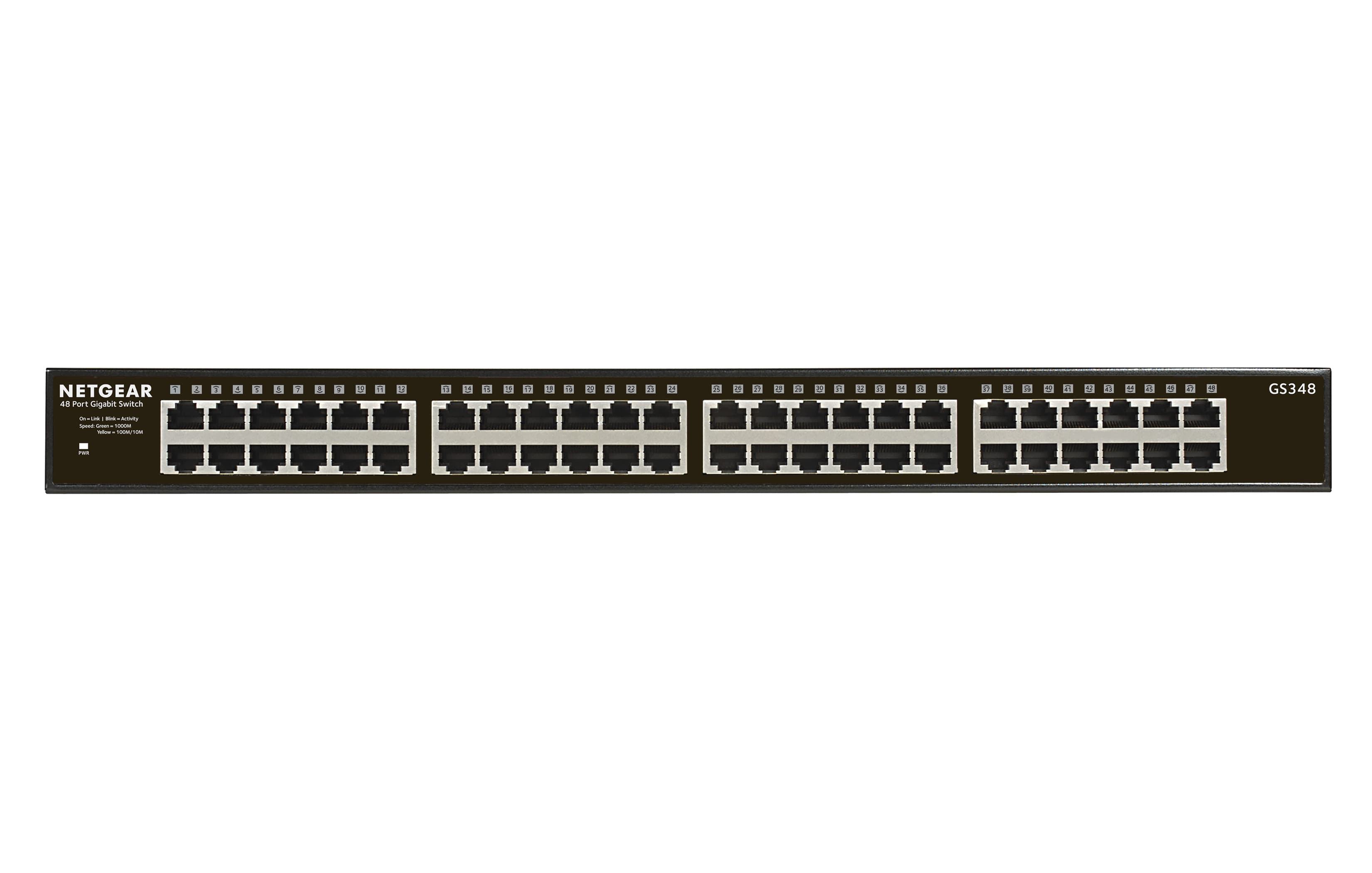 NETGEAR NETGEAR GS348 48-PORT GB ENET RACKMOUNT SWITCH 3658073