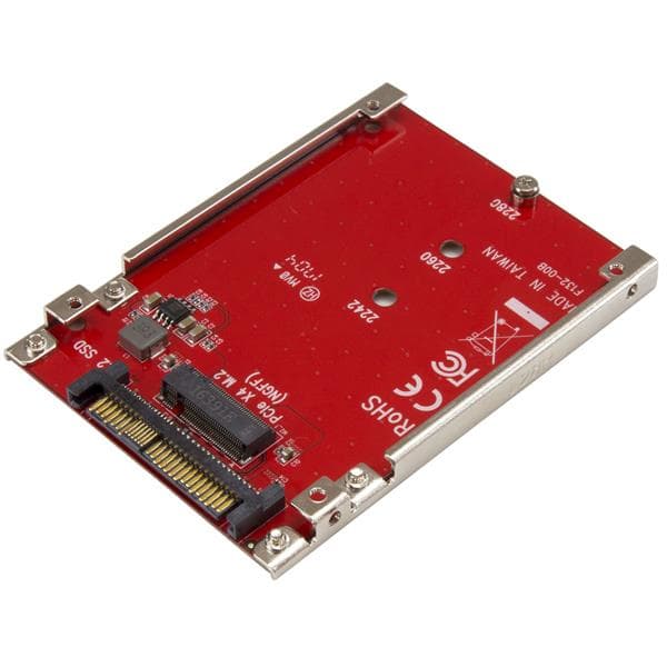 StarTech.com StarTech.com M.2 Drive to U.2 (SFF-8639) Host Adapter 3715552
