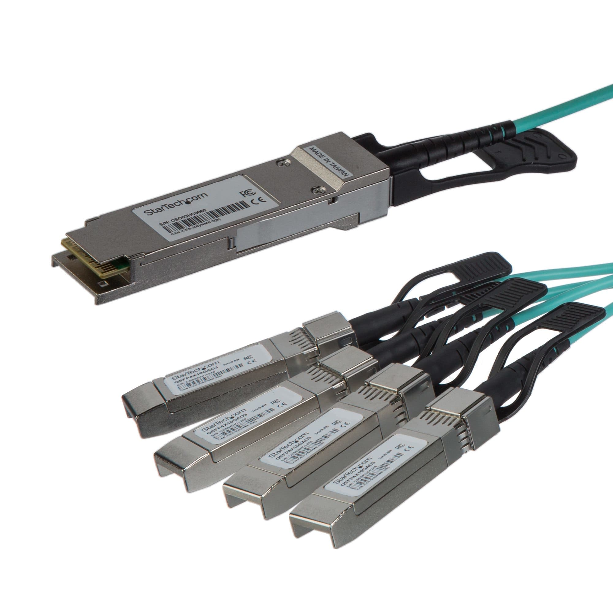 StarTech.com StarTech.com 15m QSFP+ Breakout Cable QSFP+ to 4 SFP+ 4085965