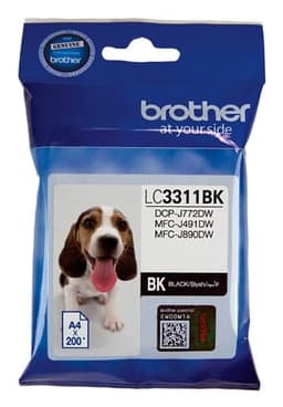 BROTHER BROTHER LC3311BK INK CARTRIDGE BLACK 4306309