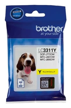 BROTHER BROTHER LC3311Y INK CARTRIDGE YELLOW 4306312