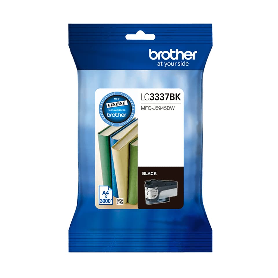 BROTHER BROTHER LC3337BK BLACK HIGH YIELD INK CART 4312923