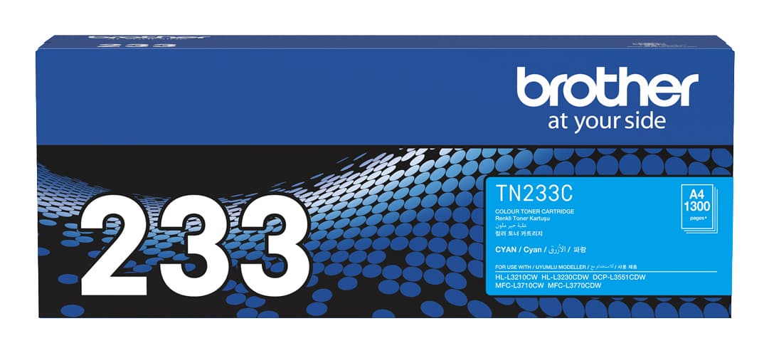 BROTHER BROTHER TN233C CYAN LASER TONER 4331097