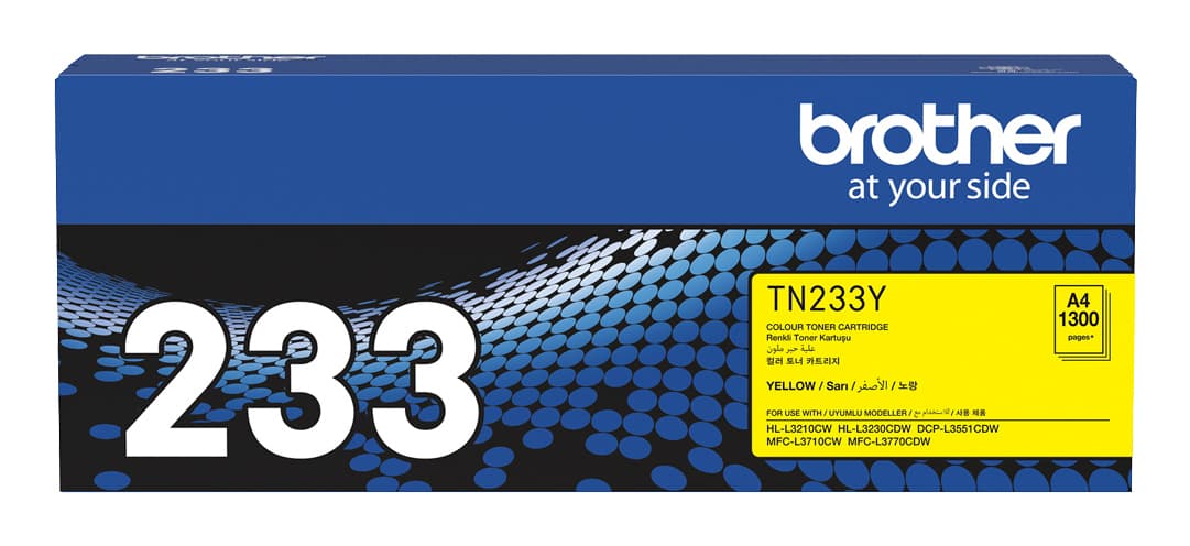 BROTHER BROTHER TN233Y YELLOW LASER TONER 4331099