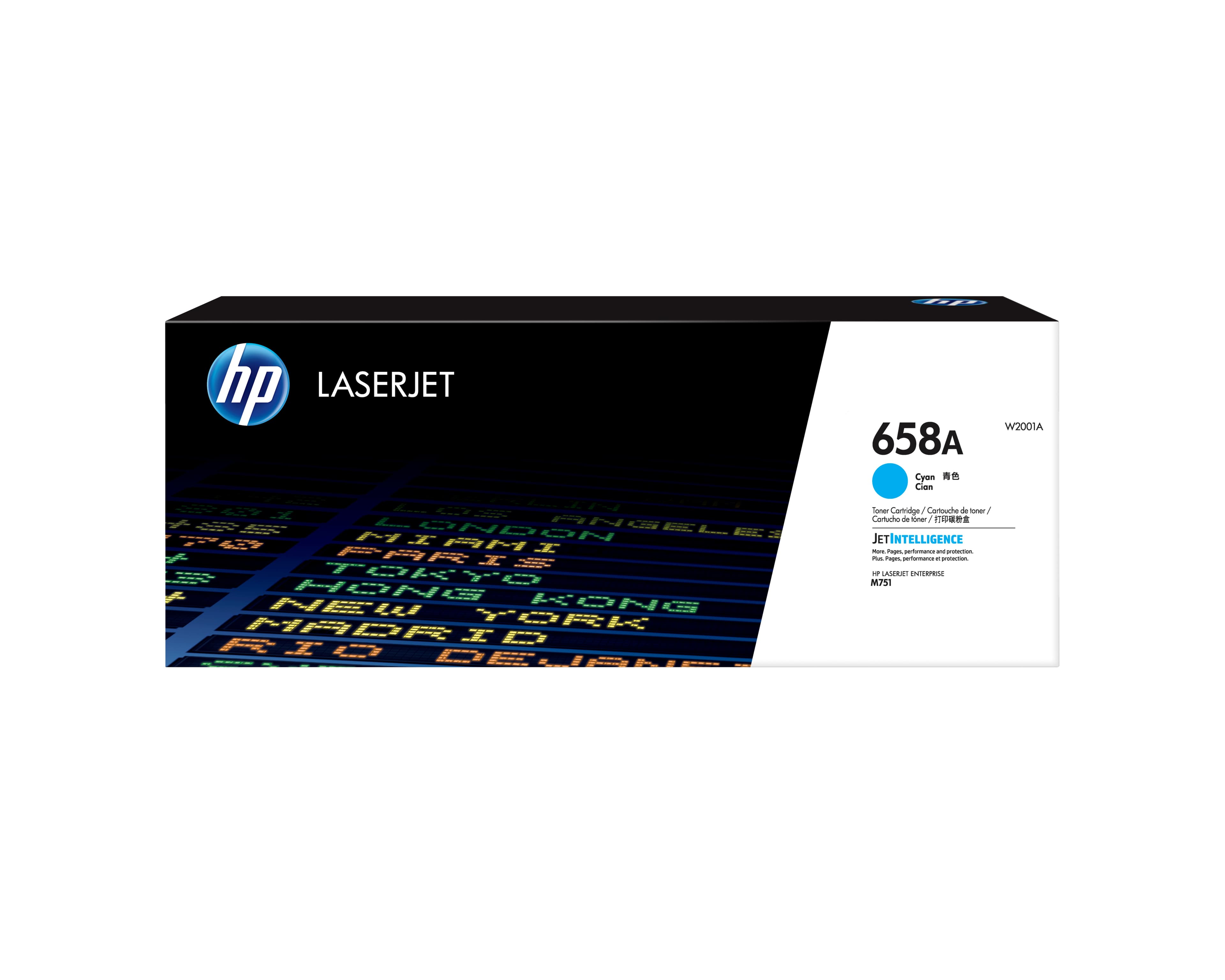 HP HP 658A Cyan LaserJet Toner Cartridge 4490831