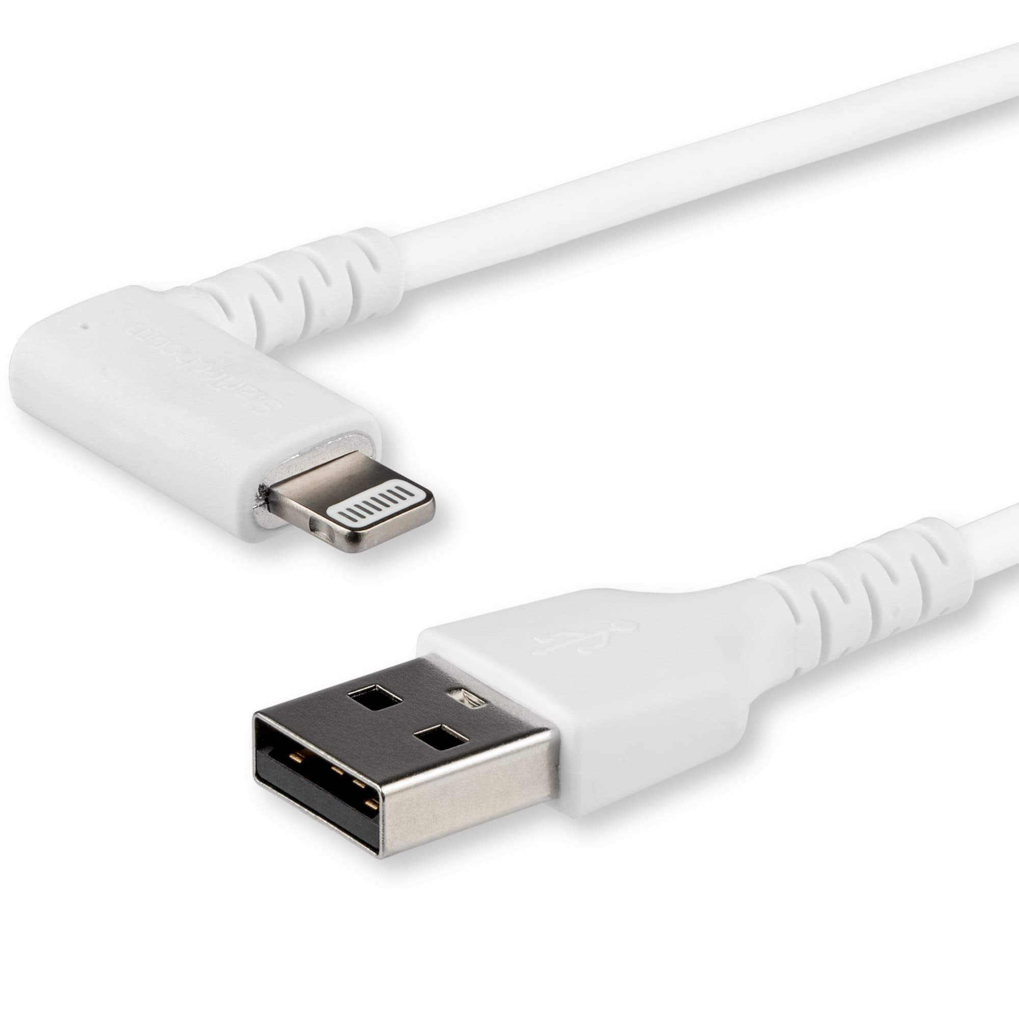 StarTech.com StarTech.com Cable - White Angled Lightning to USB 2m 4630335